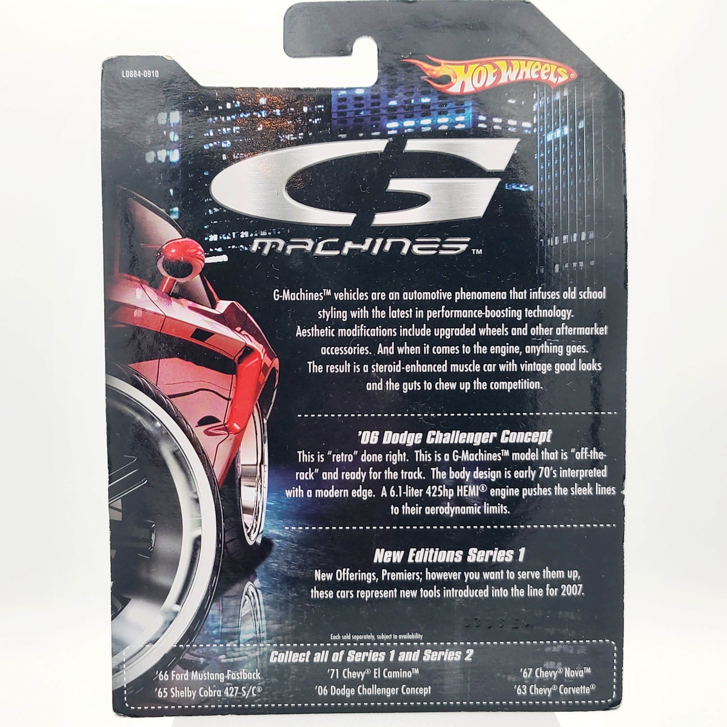 Hot Wheels '06 Dodge Challenger Concept - 1:50 (2007 G Machines - New Editions Series 1)
