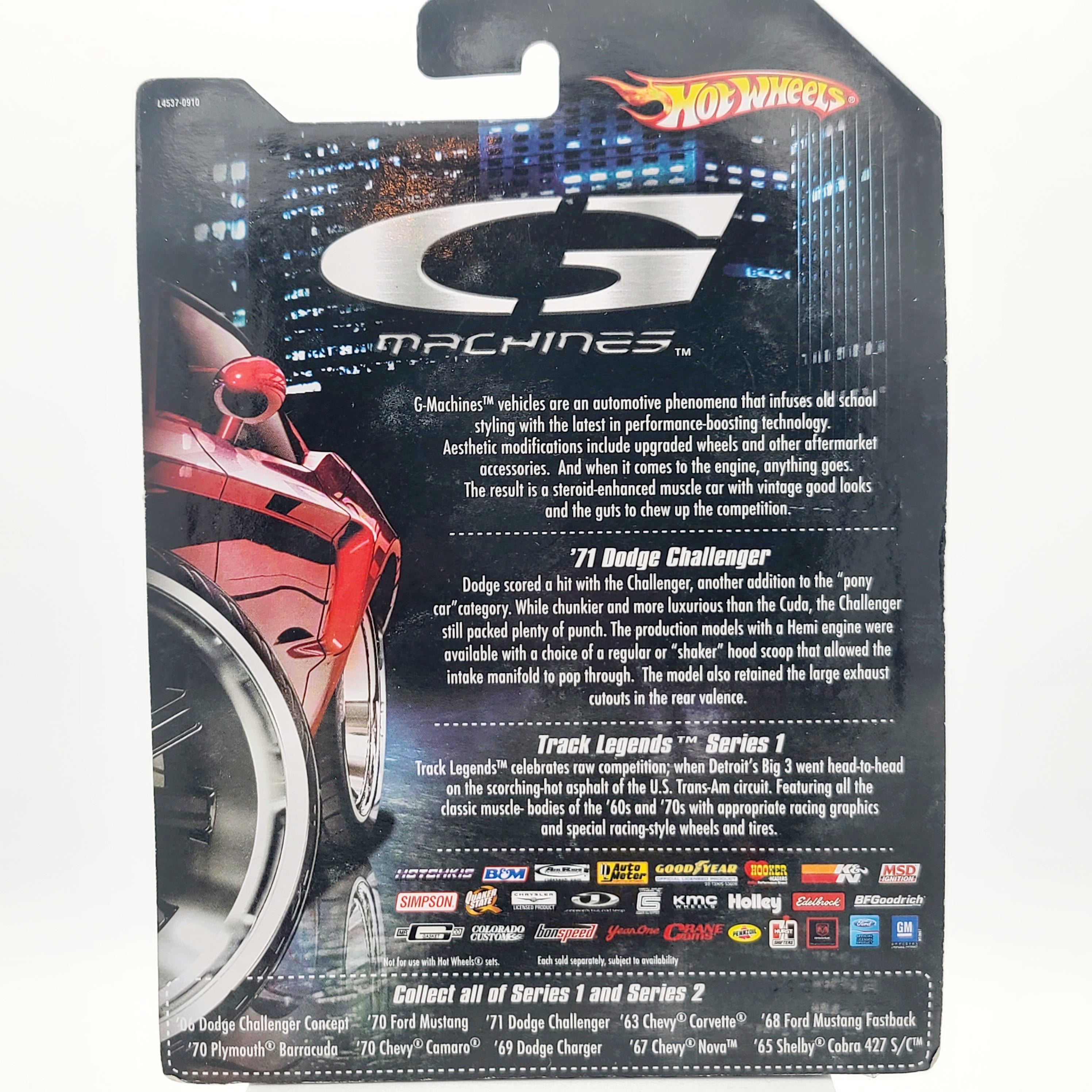 Hot Wheels '71 Dodge Challenger - 1:50 (2007 G Machines - Track Legends Series 1)