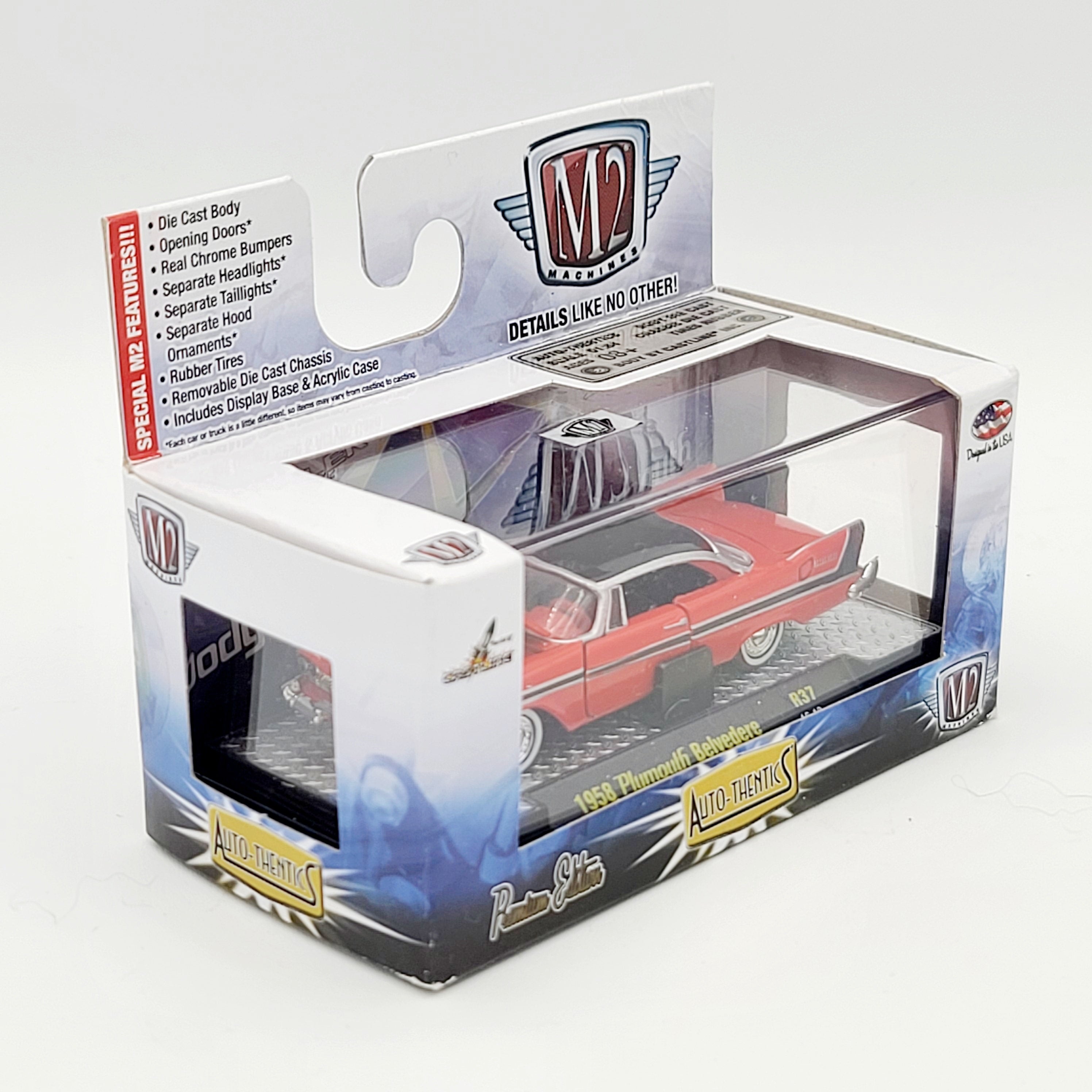 M2 Machines '58 Plymouth Belvedere - 1:64 (2015 Auto-Thentics Rel. 37)