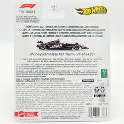 Hot Wheels Moneygram Haas F1 - VF-24 #20 Kevin Magussen (2025 Premium Formula 1 - Mix 1)