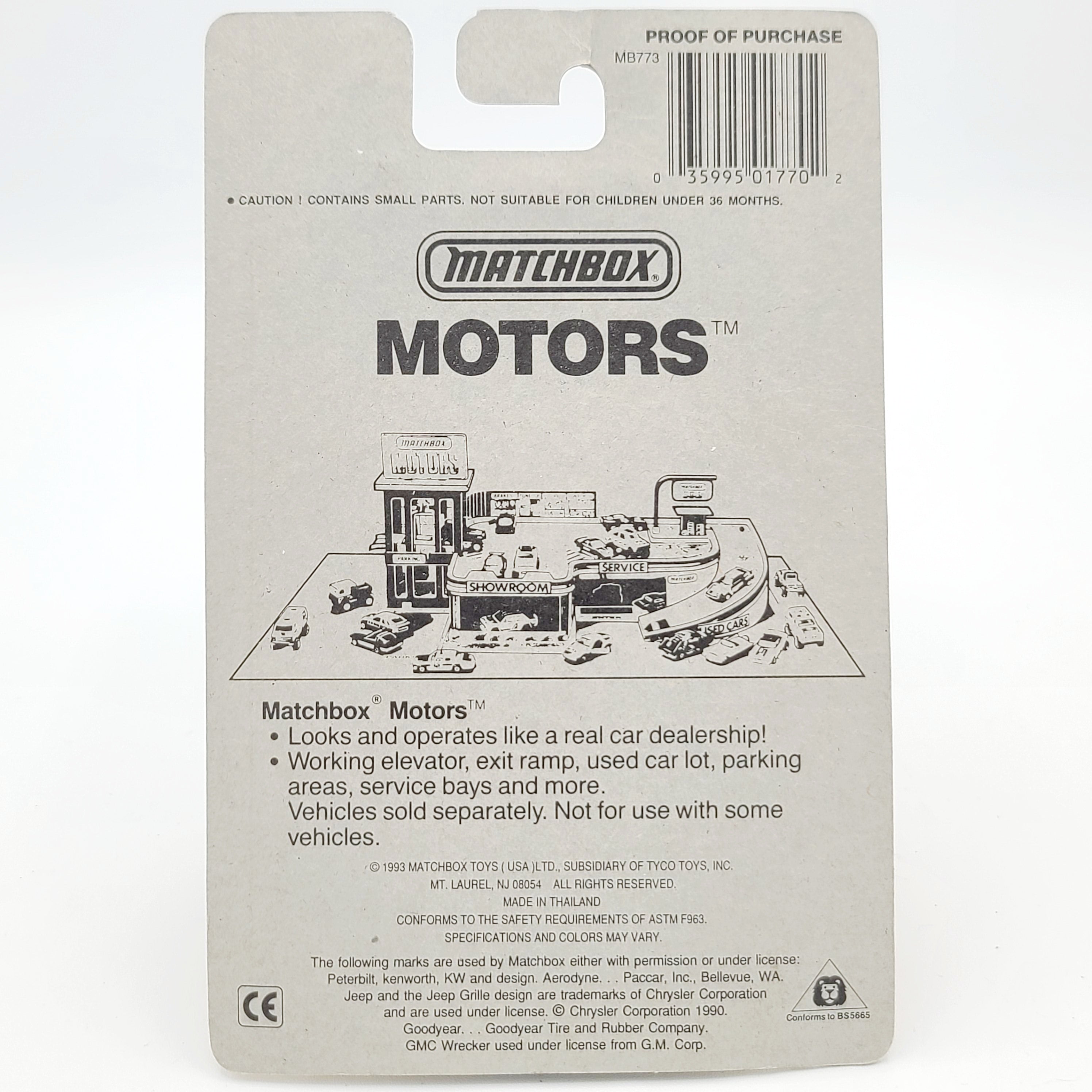 Matchbox Military Tank, Weasel (1993 MBX Basic 1-75)