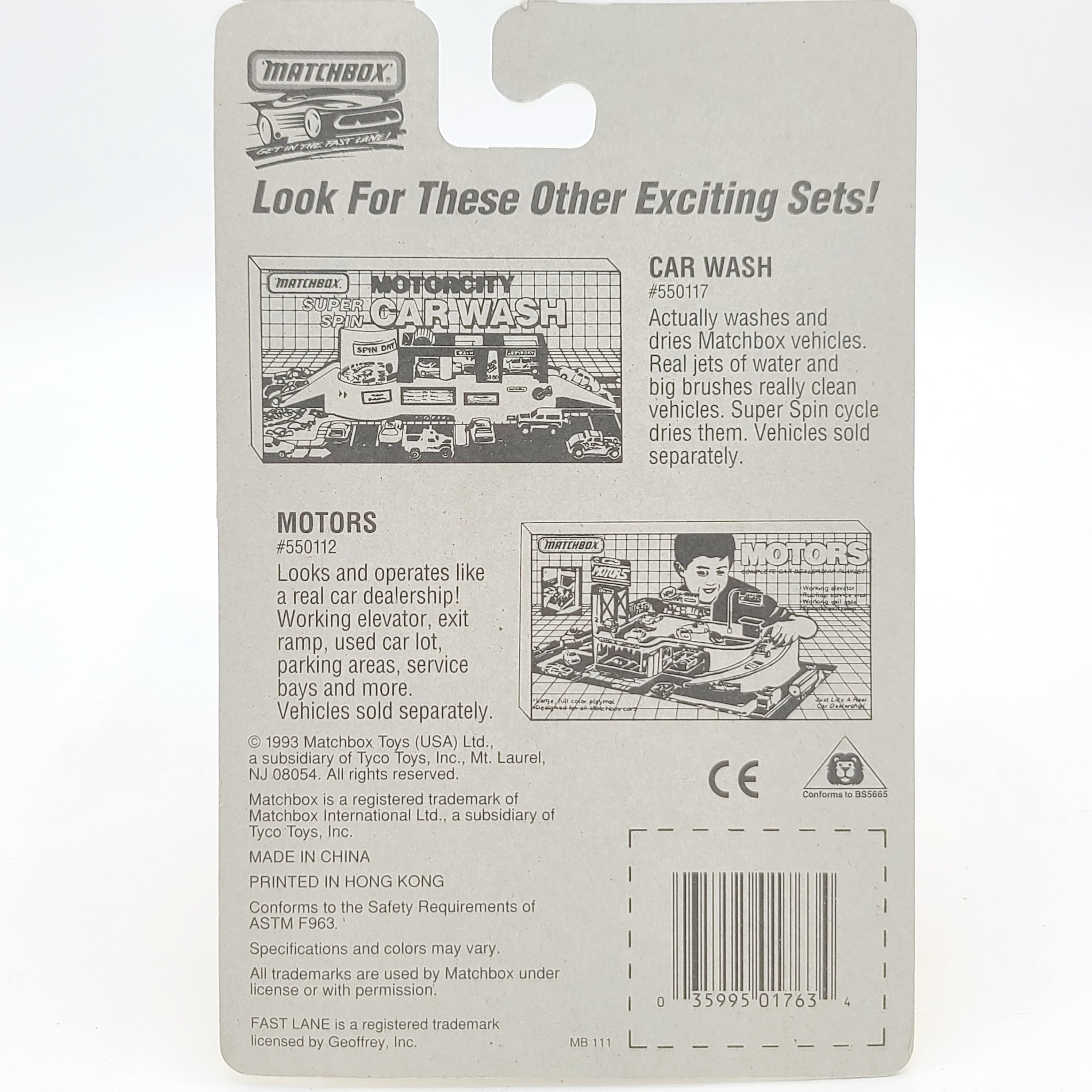 Matchbox Snorkel Fire Truck (1993 MBX Basic 1-75)