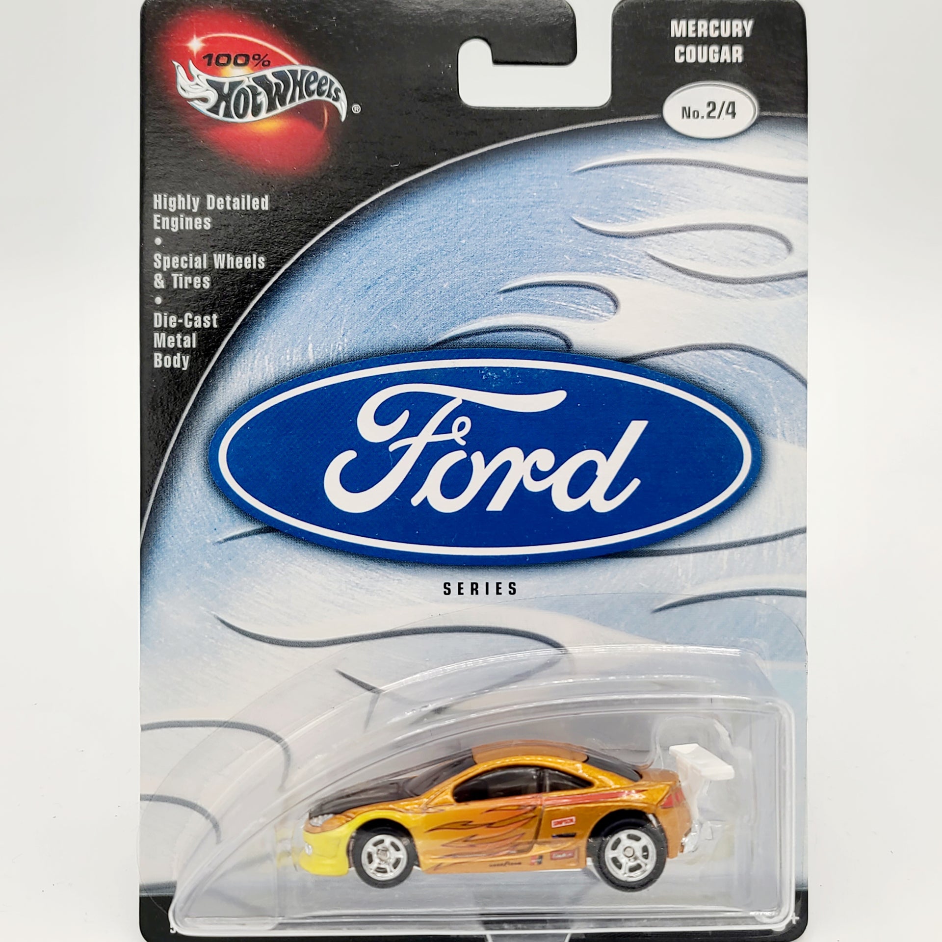 Hot Wheels Custom Cougar 2002 First Editions Die-Cast Car - 16/42 Scale Model