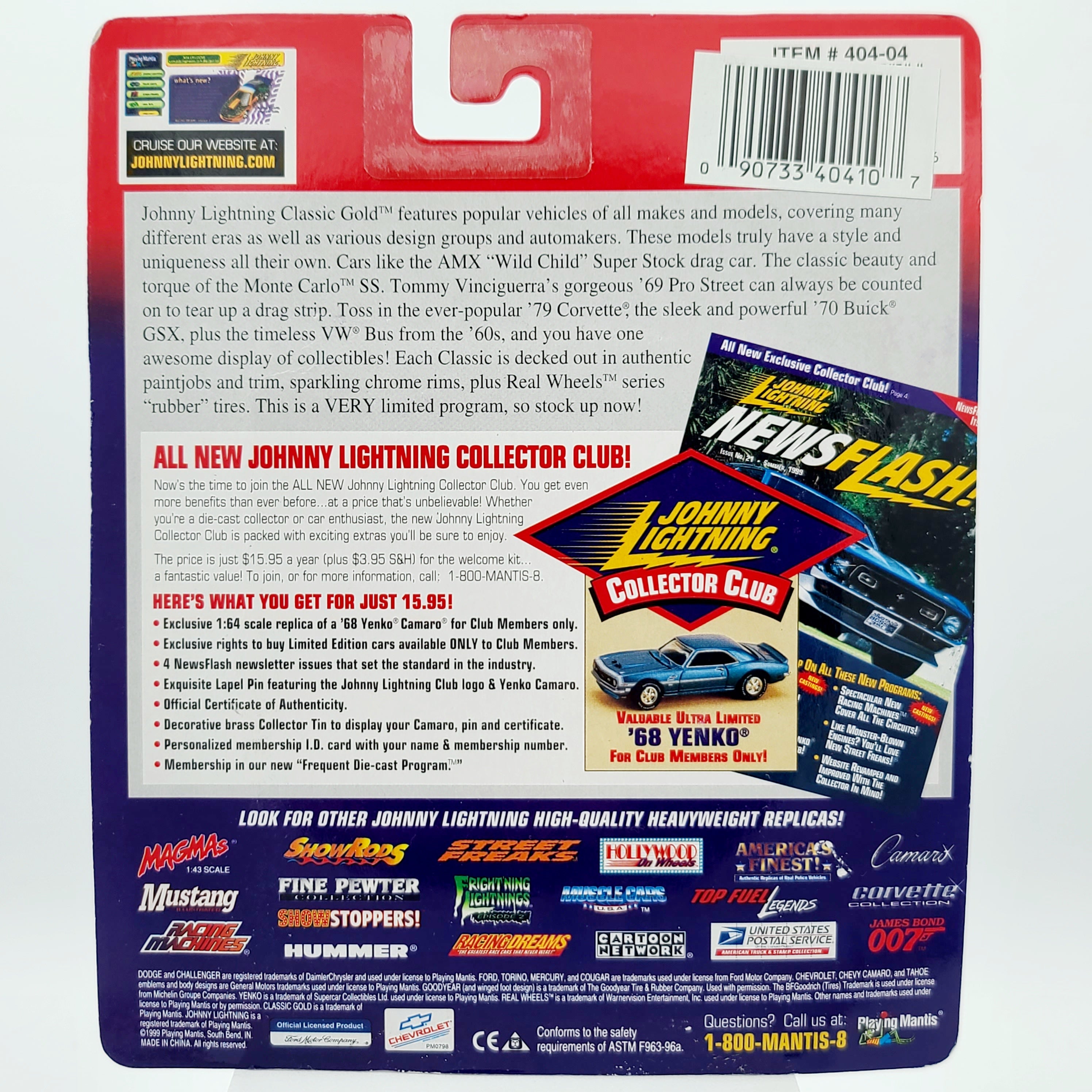 Johnny Lightning '41 Willy's Pro Stock Gasser - 1:64 (1999 Classic Gold)