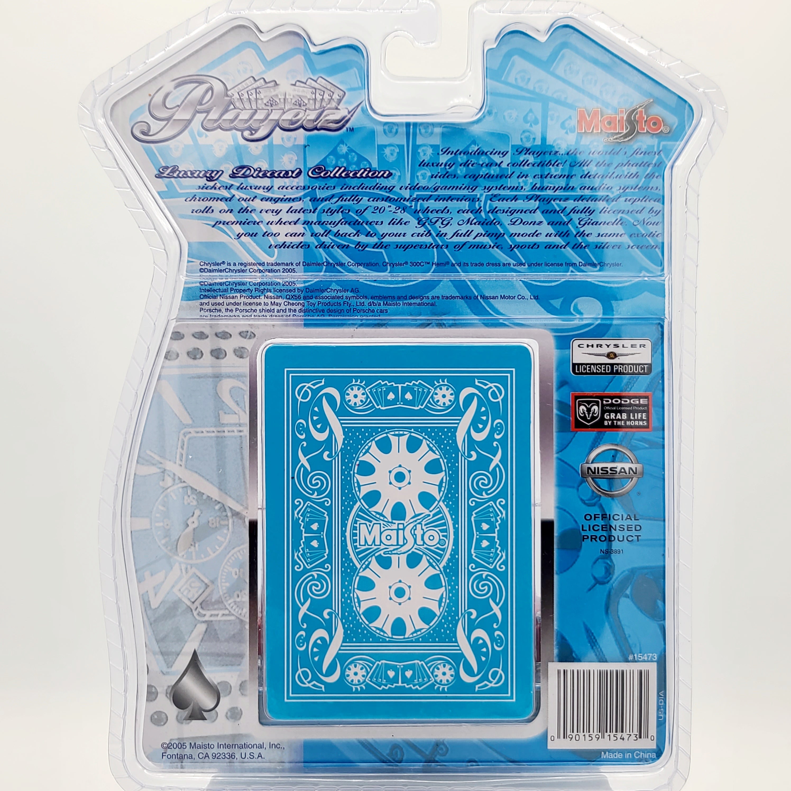 Maisto '05 Dodge Magnum RT - 1:64, Red (2005 Playerz Luxury Diecast Collection)