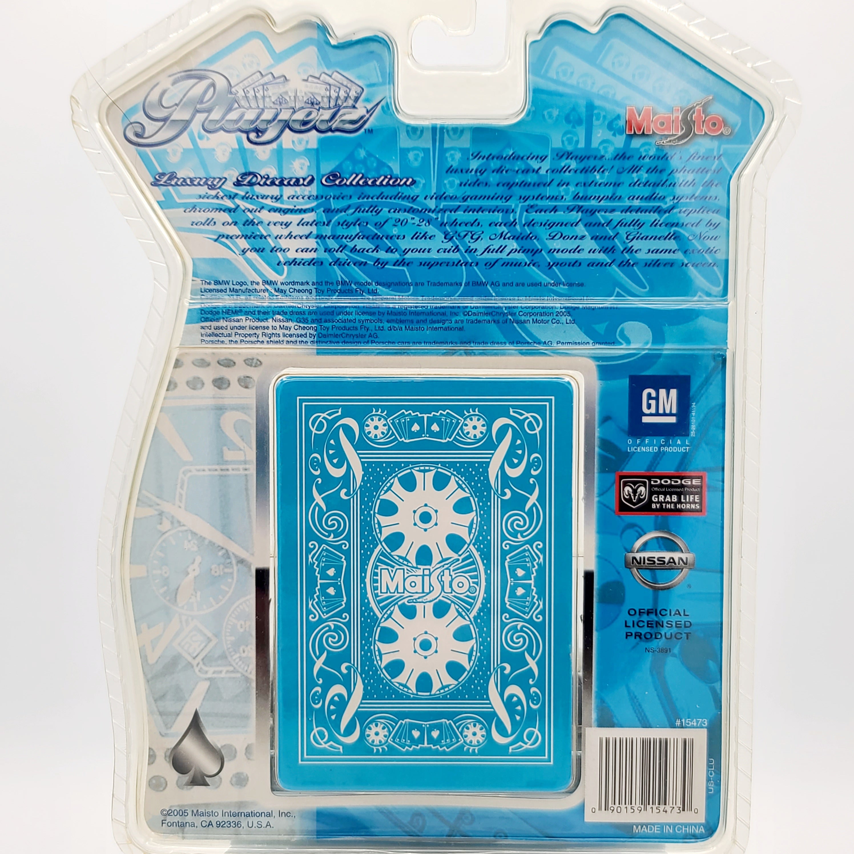 Maisto '05 Dodge Magnum RT - 1:64, Gray (2005 Playerz Luxury Diecast Collection)