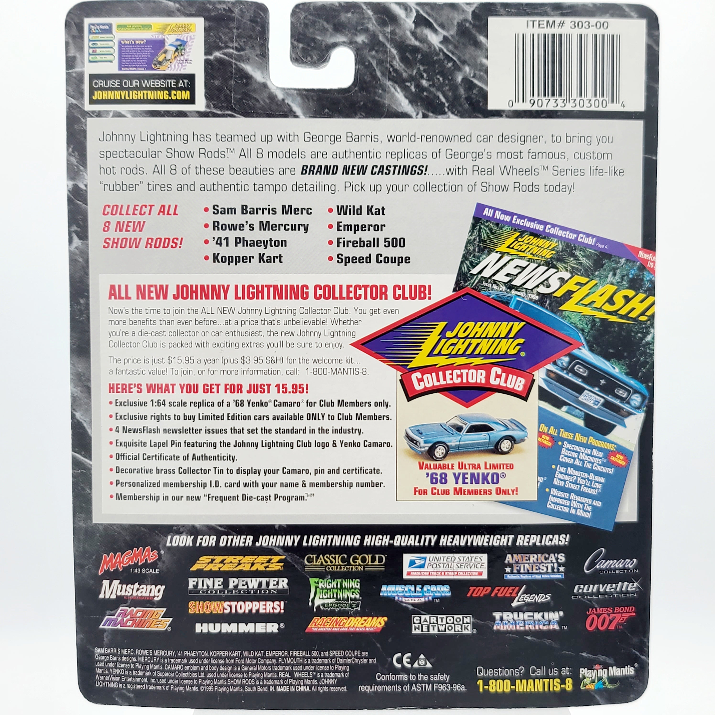 Johnny Lightning Speed Coupe - 1:64 (1999 Show Rods)