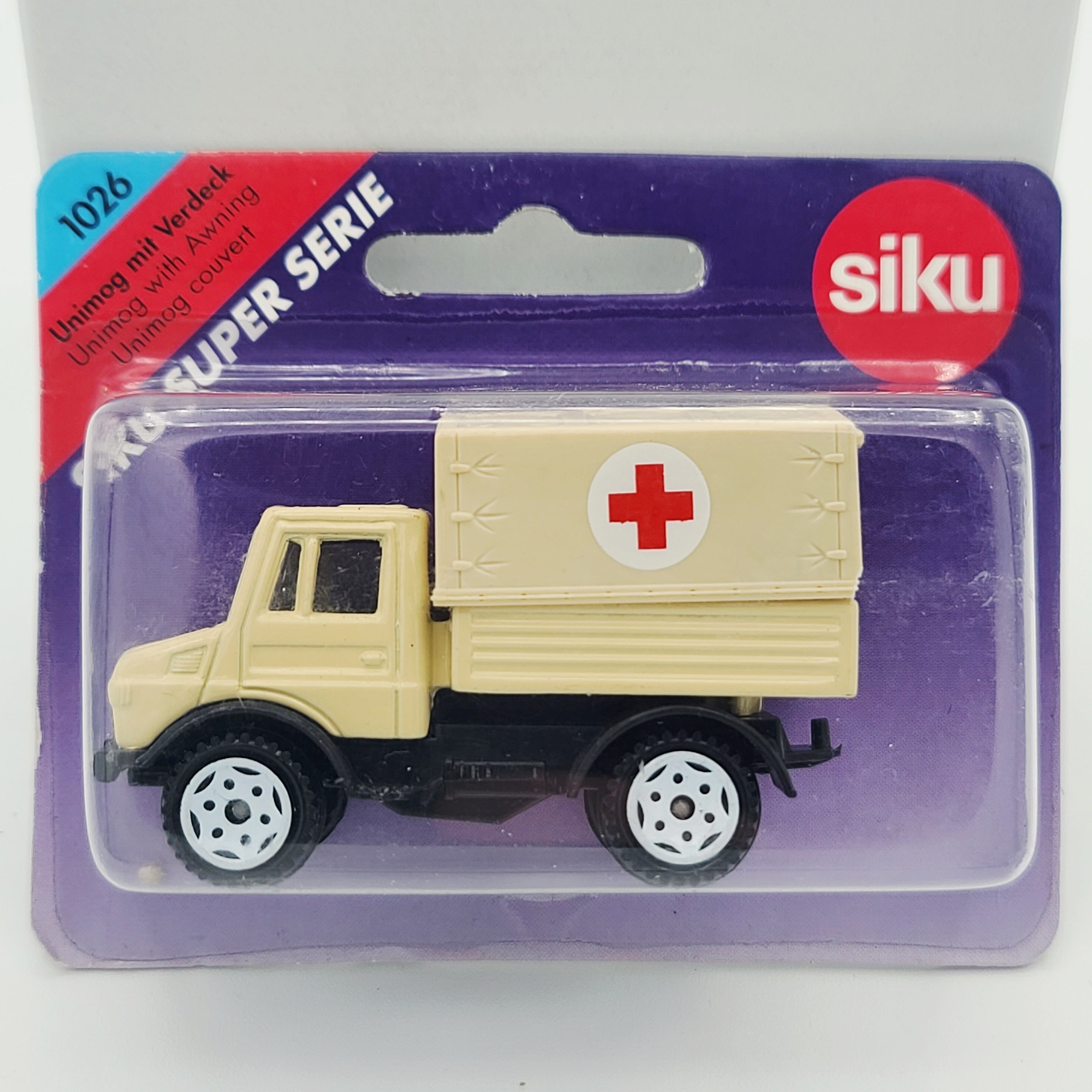 Siku Unimog w/ Awning Ambulance #1026 (Siku Super Serie)