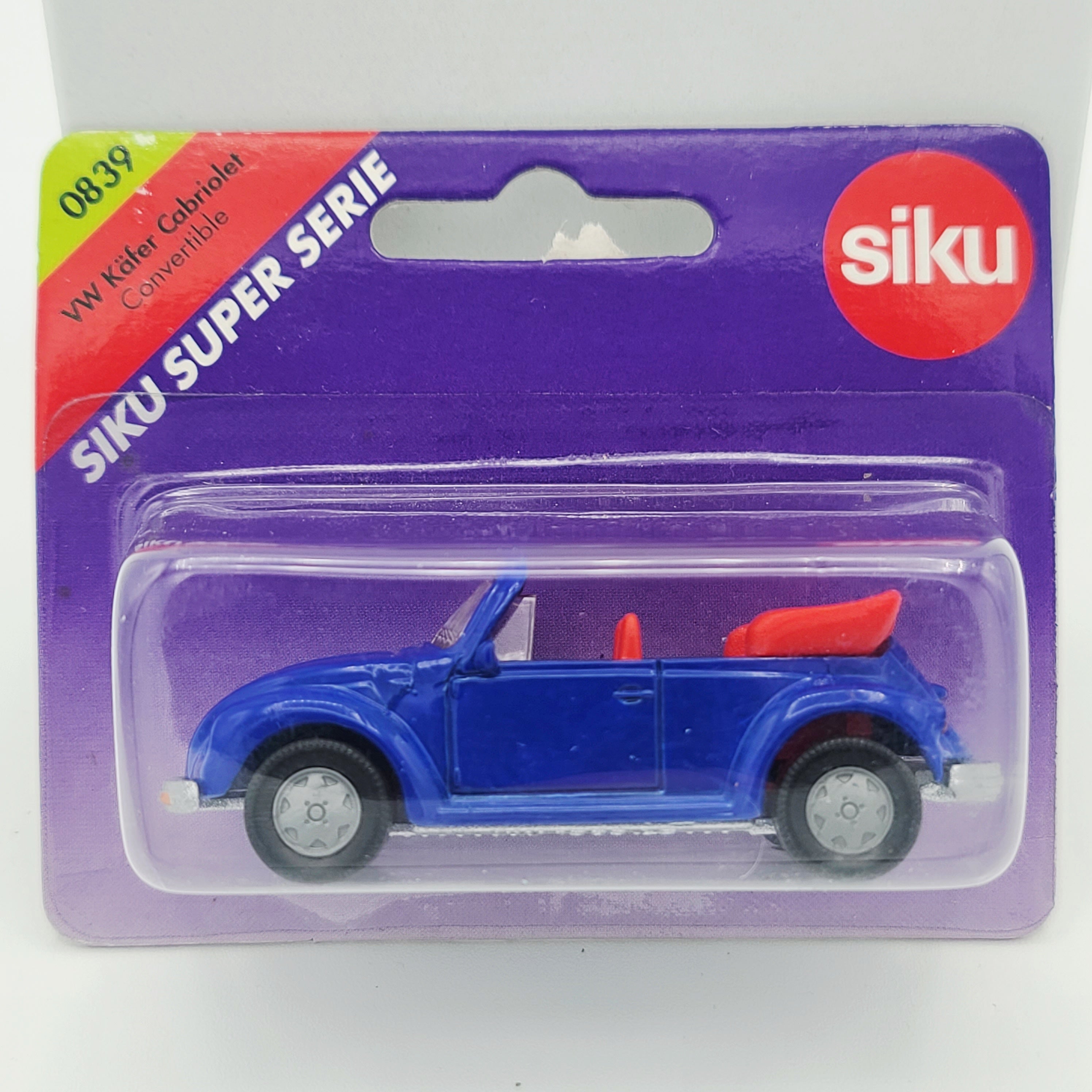 Siku VW Kafer Cabriolet / Volkswagen Beetle #0839 (Siku Super Serie)