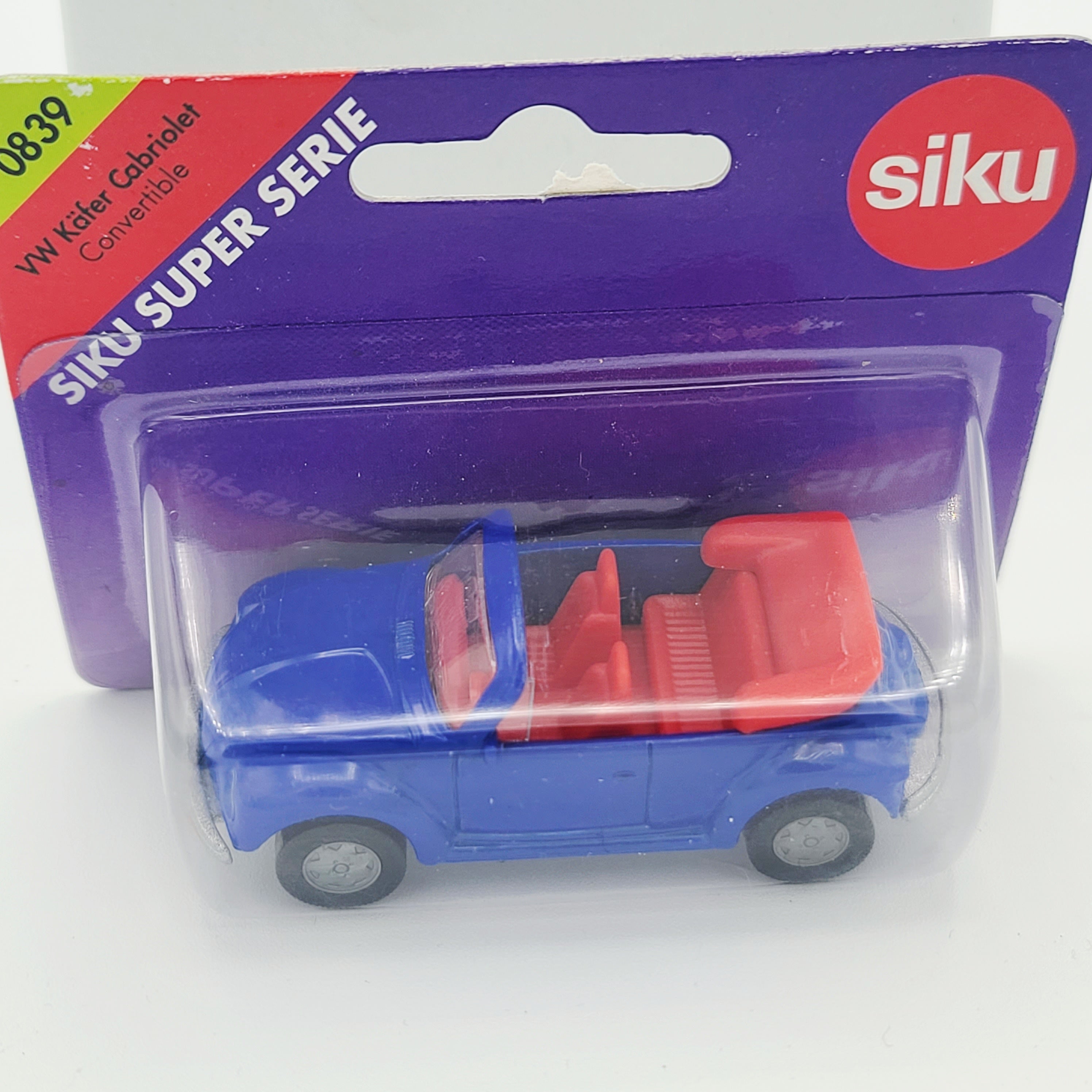 Siku VW Kafer Cabriolet / Volkswagen Beetle #0839 (Siku Super Serie)