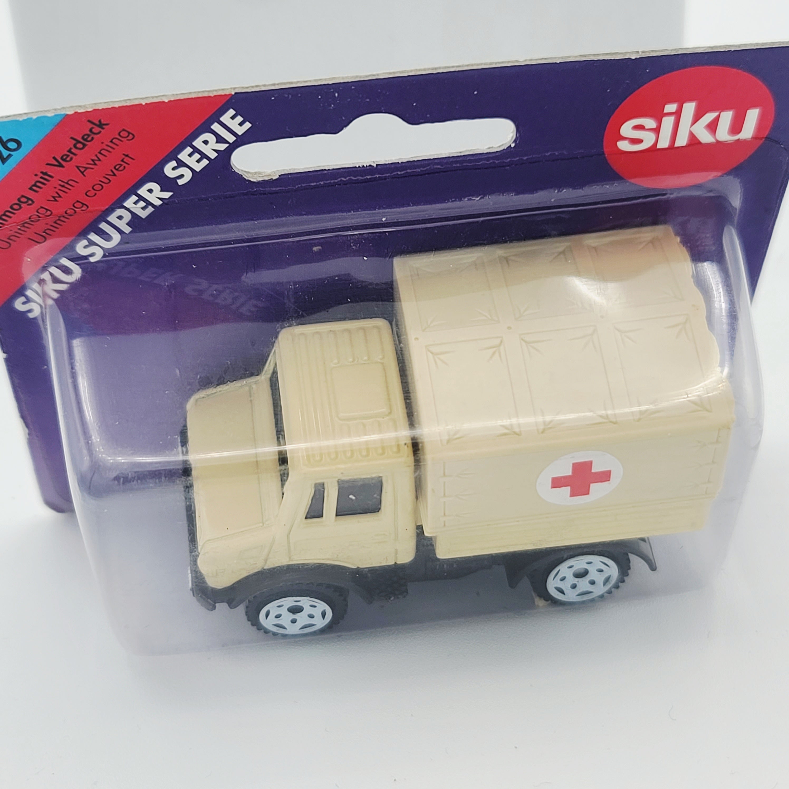 Siku Unimog w/ Awning Ambulance #1026 (Siku Super Serie)