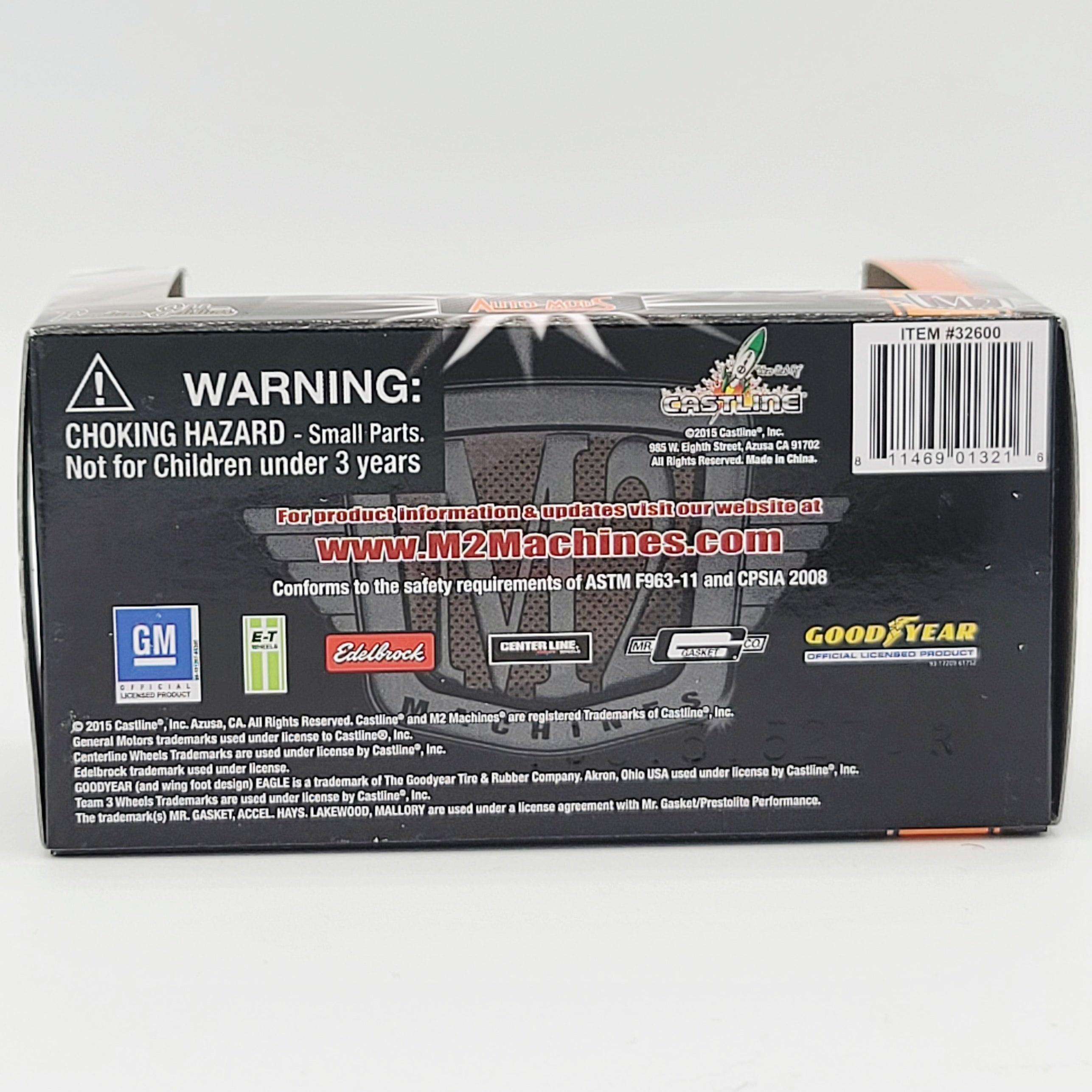 M2 Machines '55 Chevrolet Bel Air Hardtop Custom - 1:64, Black (2015 Auto-Mods Rel. 03)