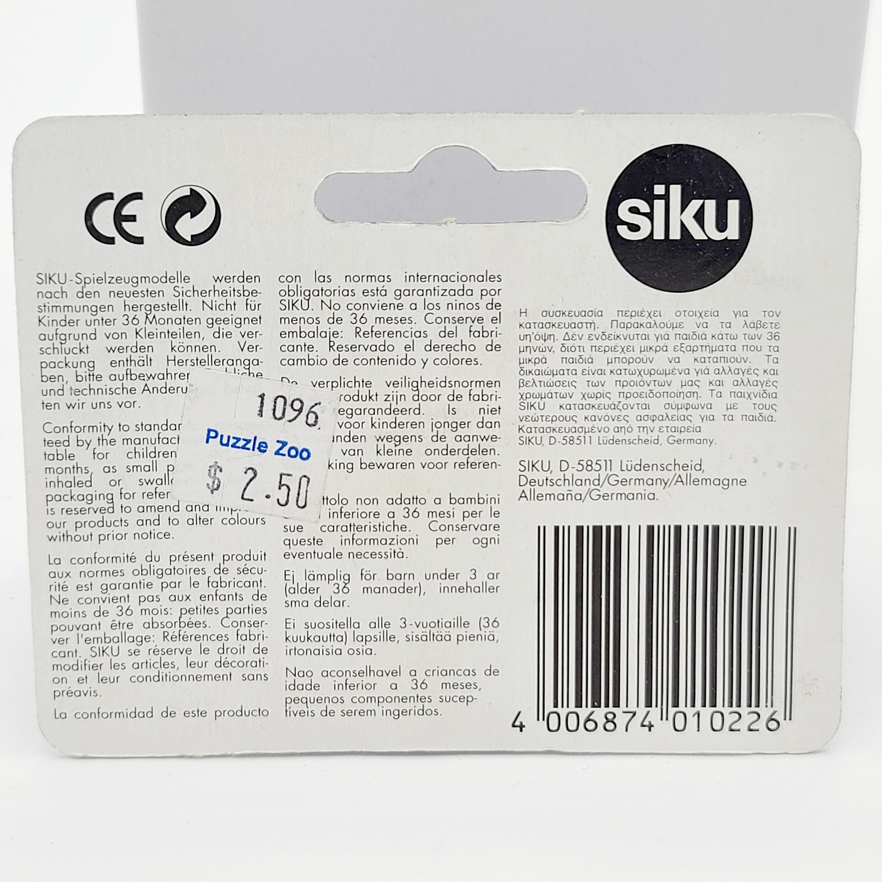 Siku IVECO Wohnmobile Dormobile Camper Car RV #1022 (Siku Super Serie)