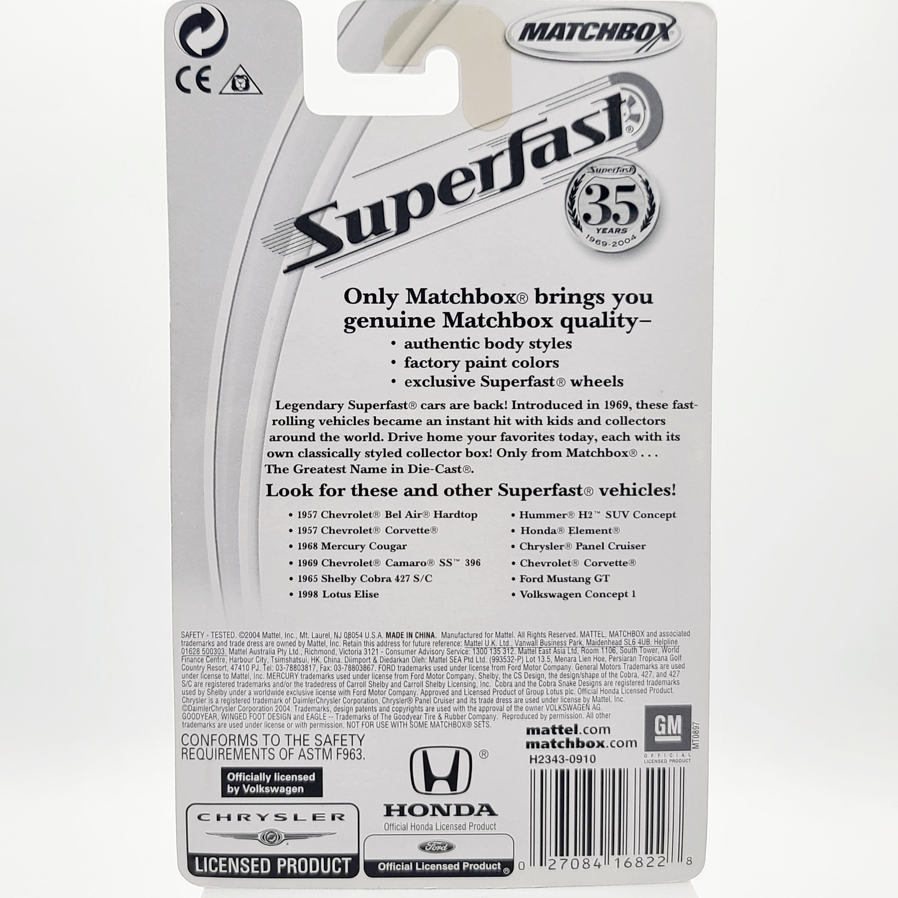 Matchbox Honda Element #44 (2004 MBX Superfast)