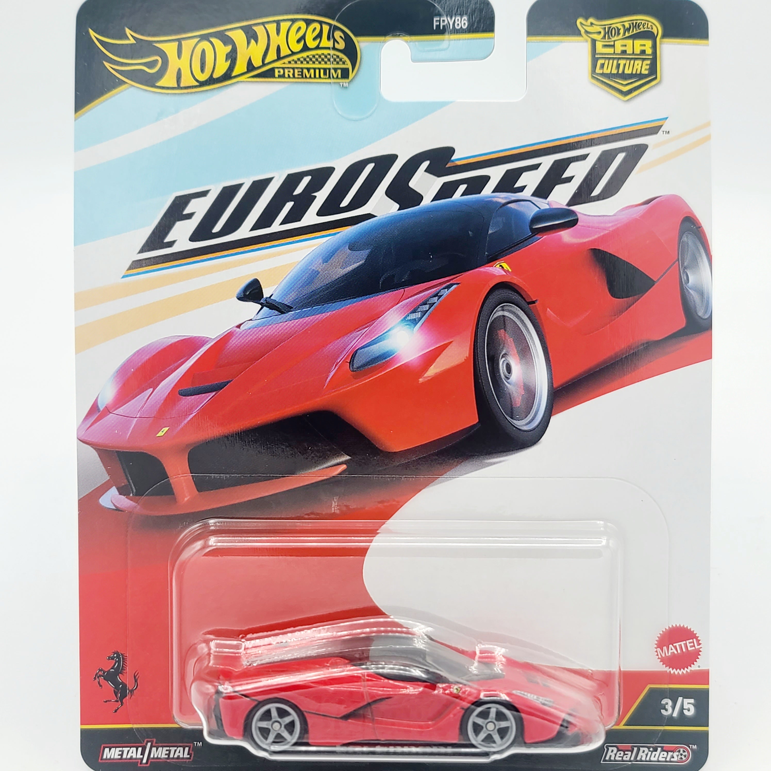 Hot Wheels - 2025 Car Culture Case L - Euro Speed w/ Chase (Set of 6 Cars)