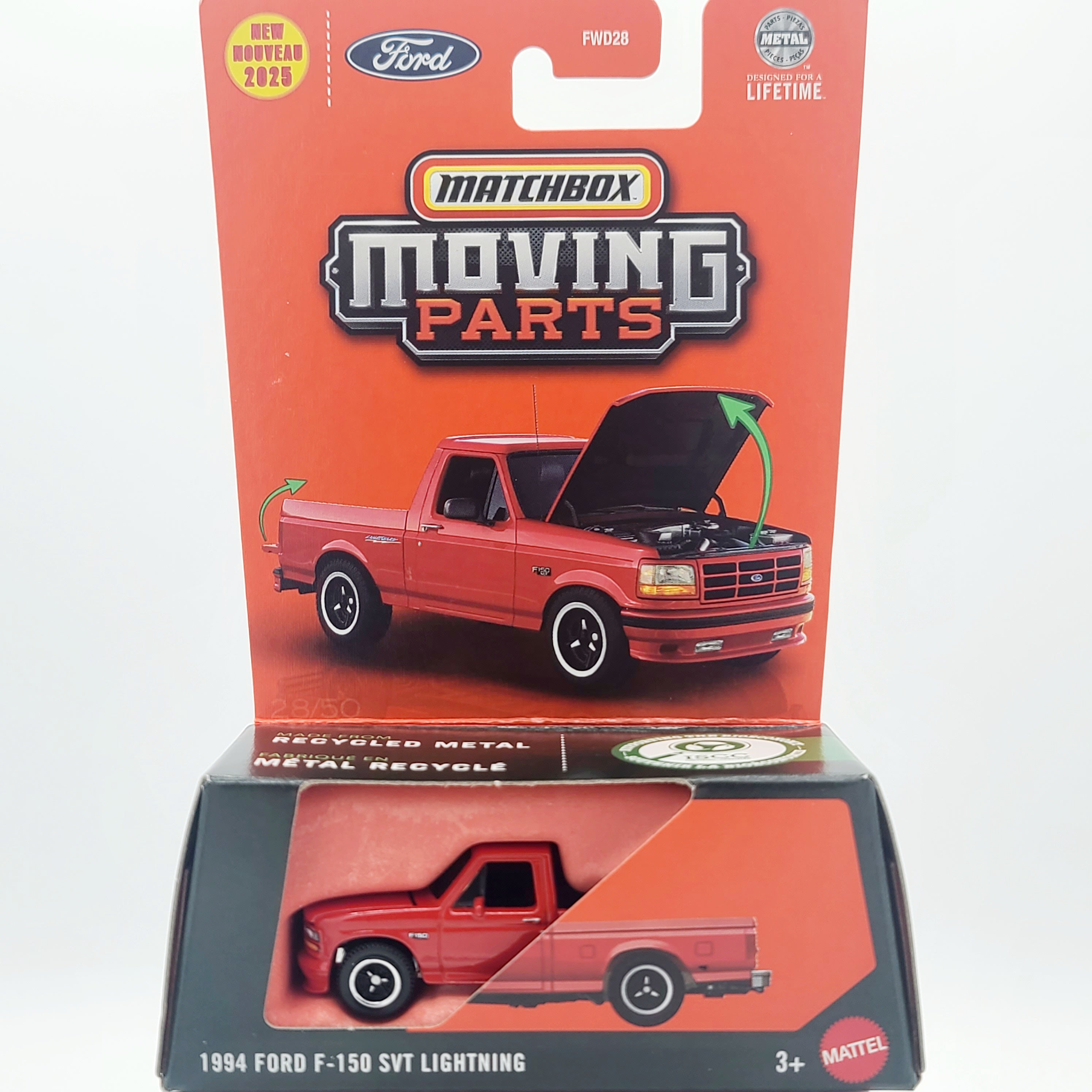 Matchbox Moving Parts - Factory Sealed Case - 2025 Mix 7 G (8 Vehicles)
