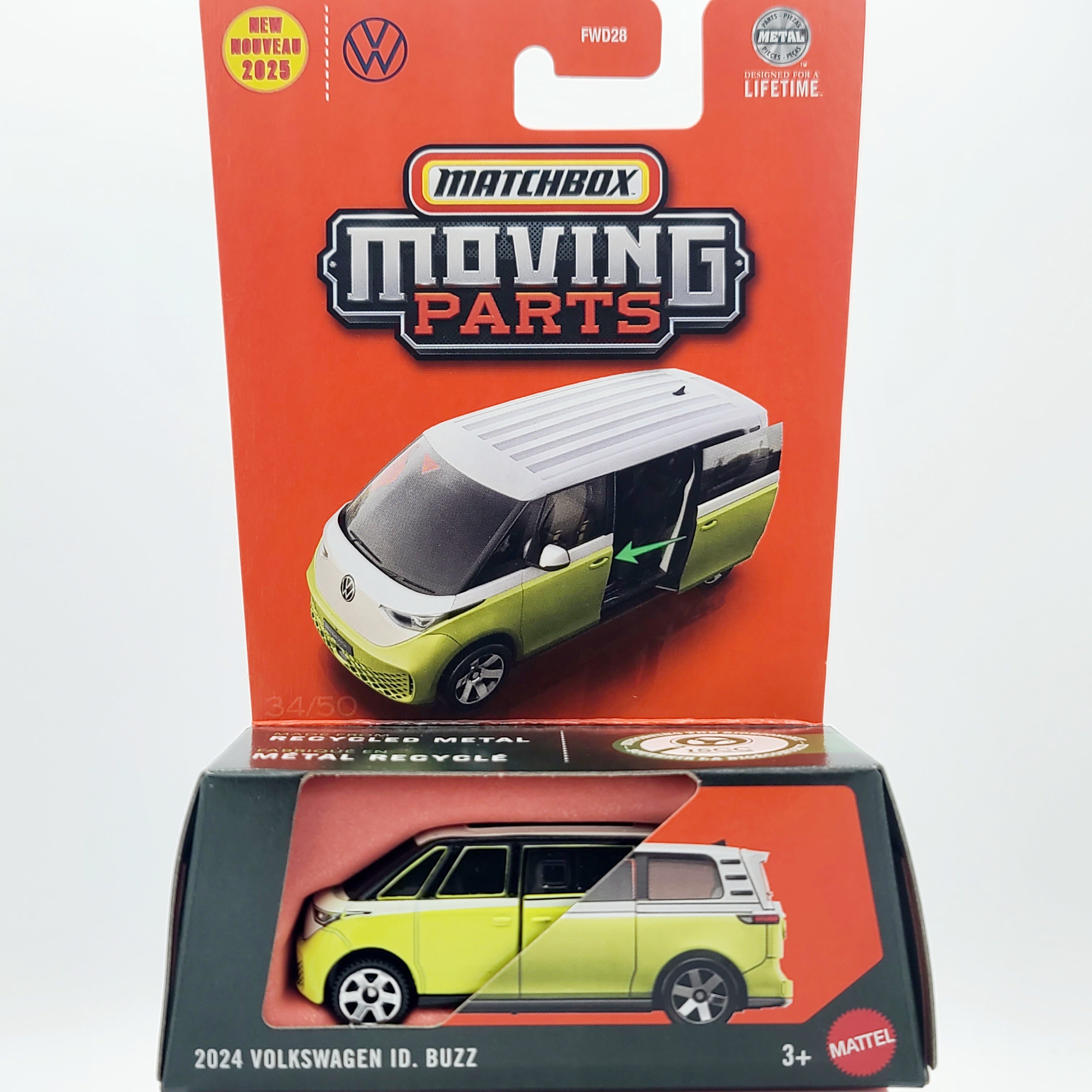 Matchbox Moving Parts - Factory Sealed Case - 2025 Mix 8 H (8 Vehicles)