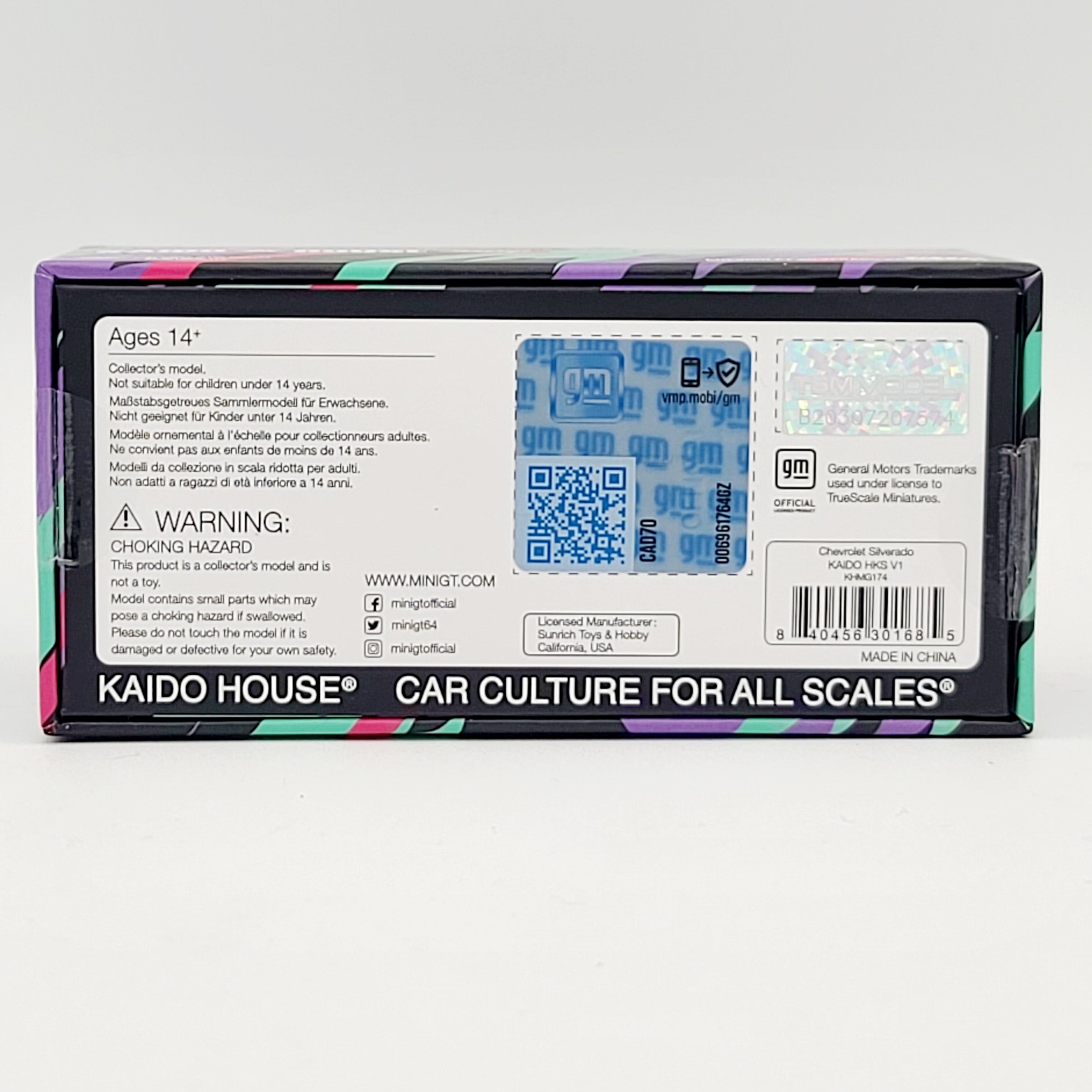 Kaido House x Mini GT '83 Chevrolet Silverado Kaido HKS V1 - 1:64 (2025 Limited Edition)