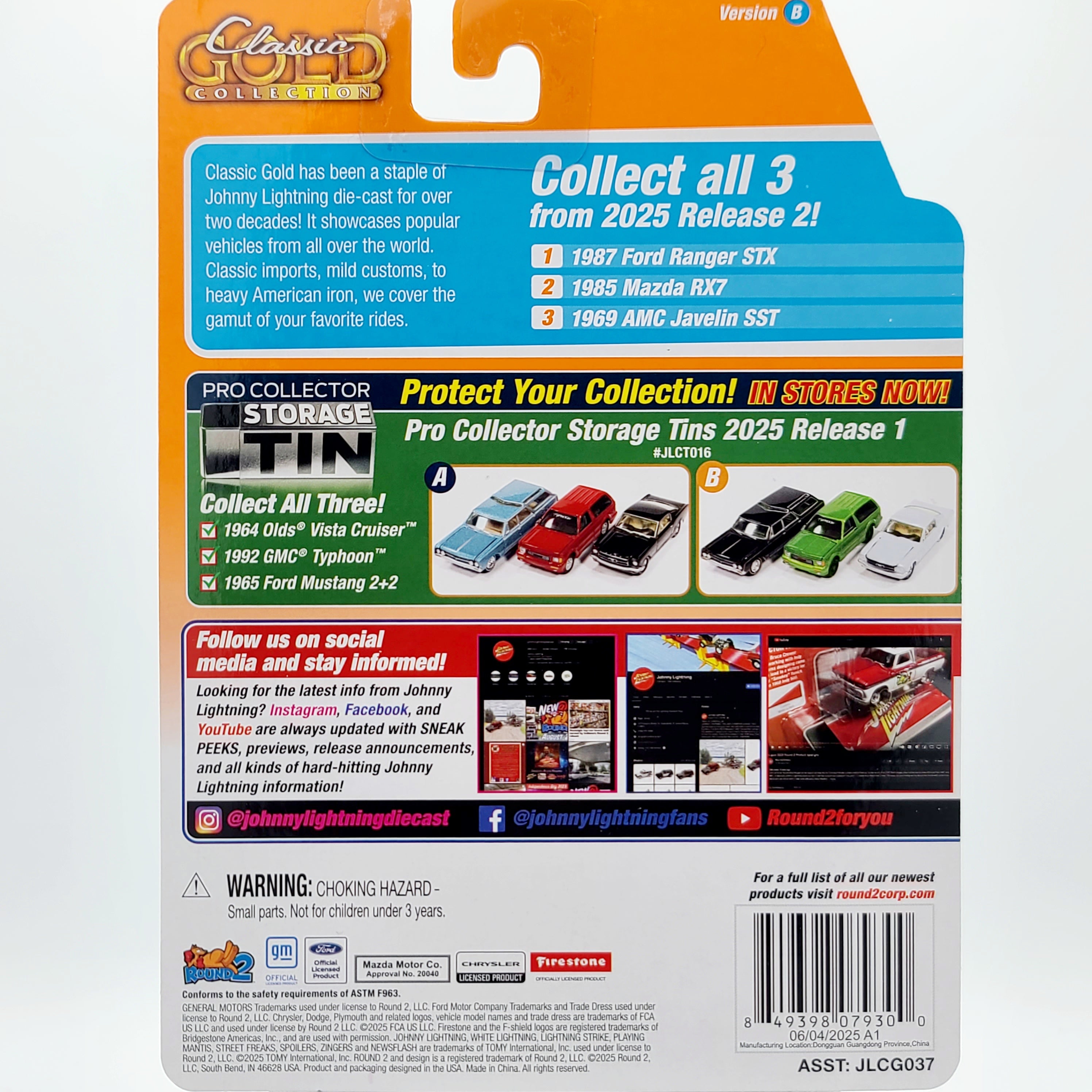 Johnny Lightning '69 AMC Javelin SST - 1:64, Big Bad Green (2025 Classic Gold Release 2 B)