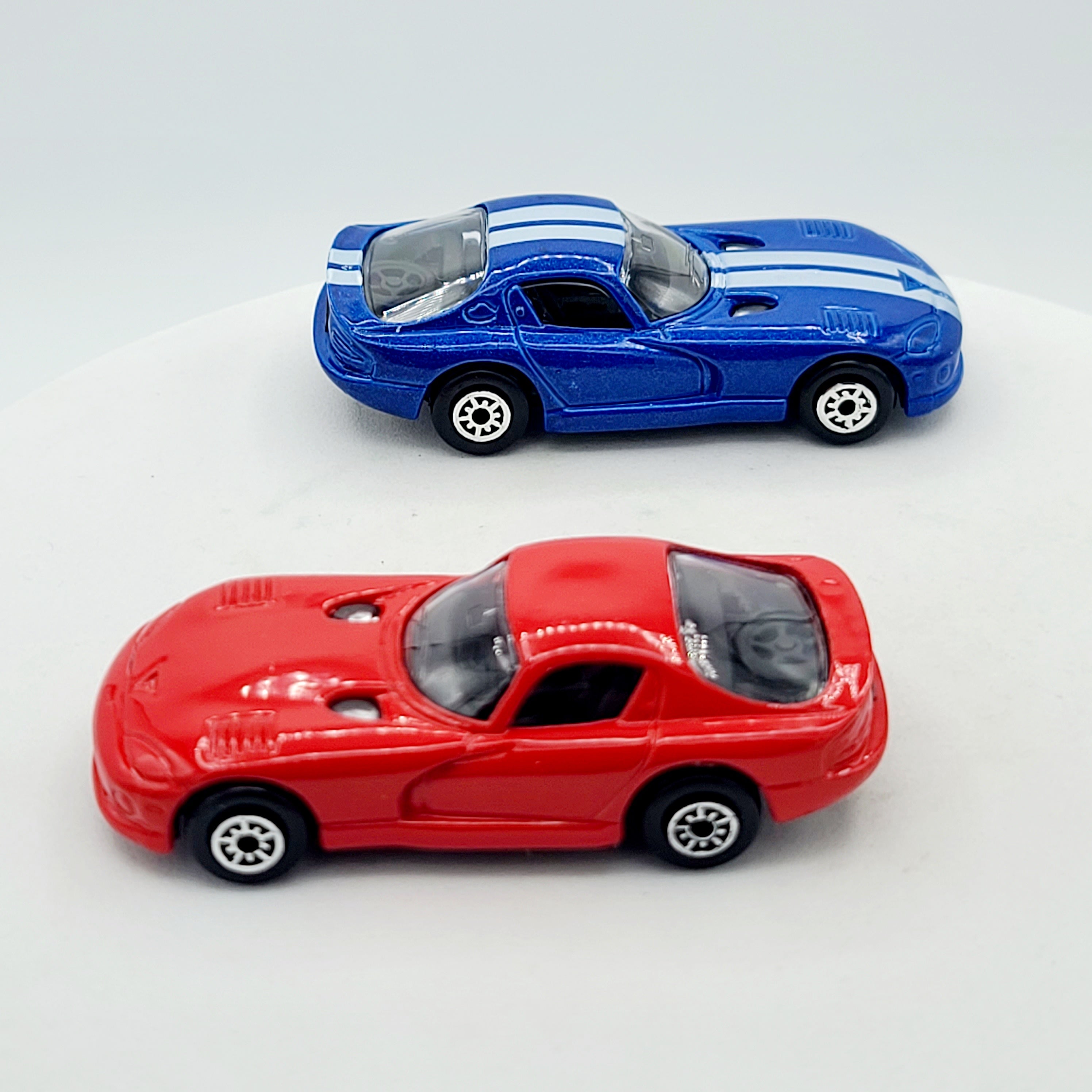 Maisto Dodge Viper *Lot of 2* Red, Blue - Approx. 1:64 (Speed Wheels / Road & Track)