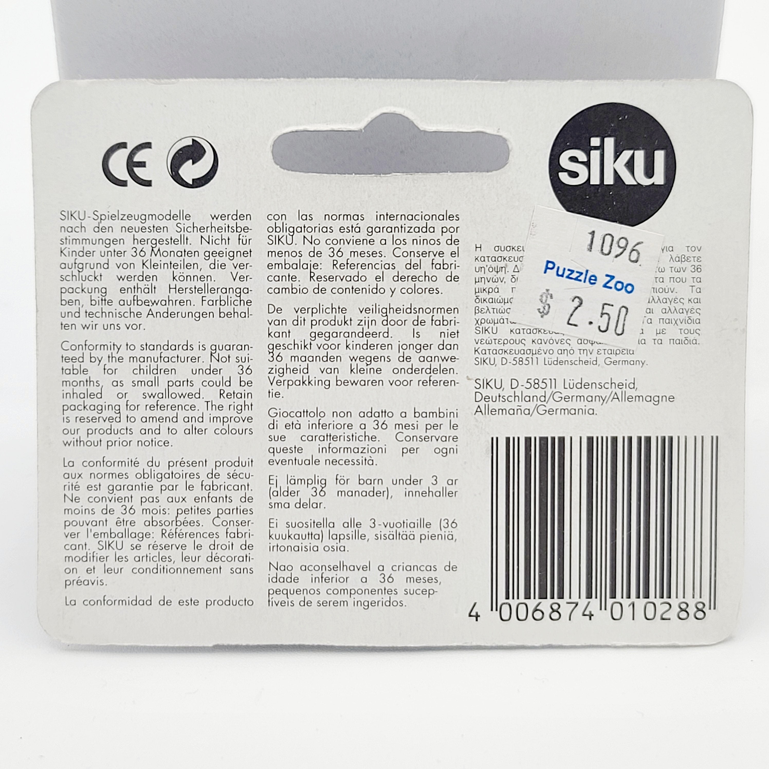 Siku BMW 320i Sedan #1028 (Siku Super Serie)