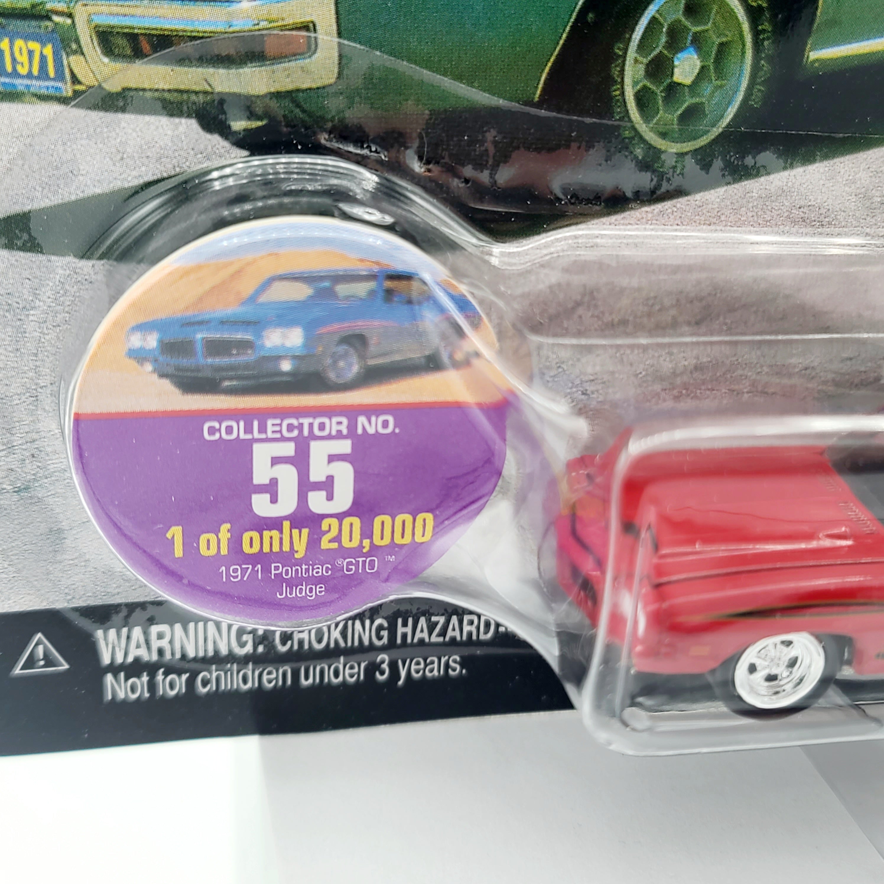 Johnny Lightning '71 Pontiac GTO Judge #55 - 1:64 (1999 Muscle Cars USA)