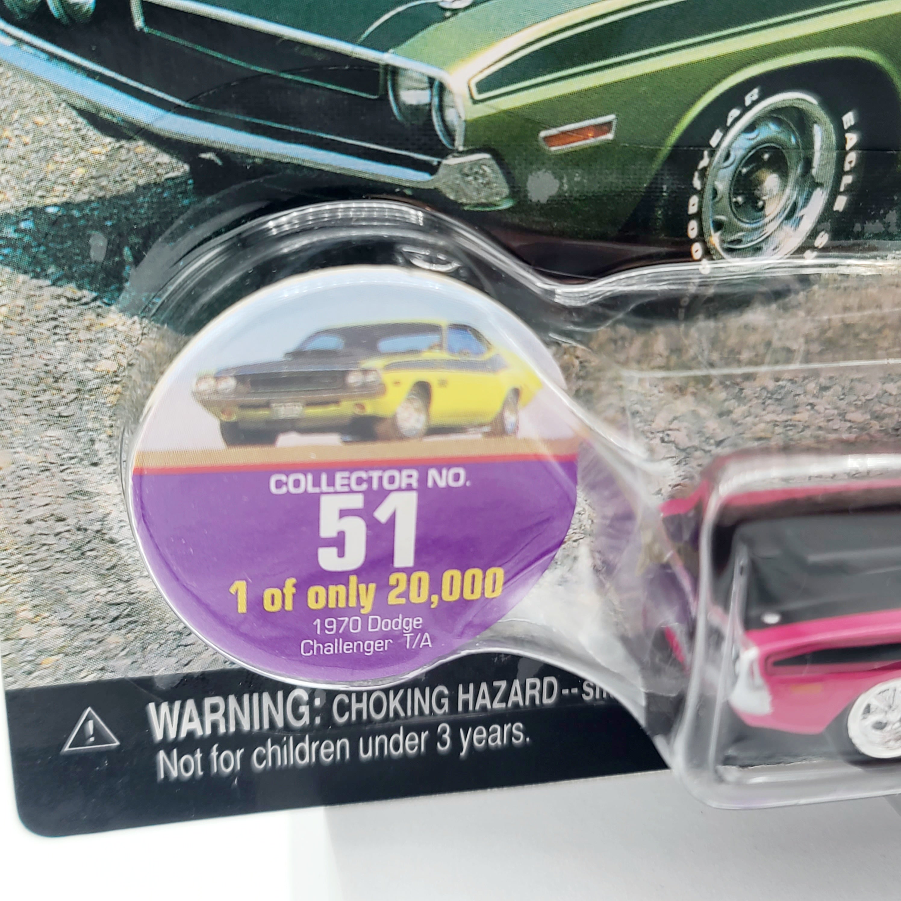 Johnny Lightning '70 Dodge Challenger T/A #51 - 1:64 (1999 Muscle Cars USA)