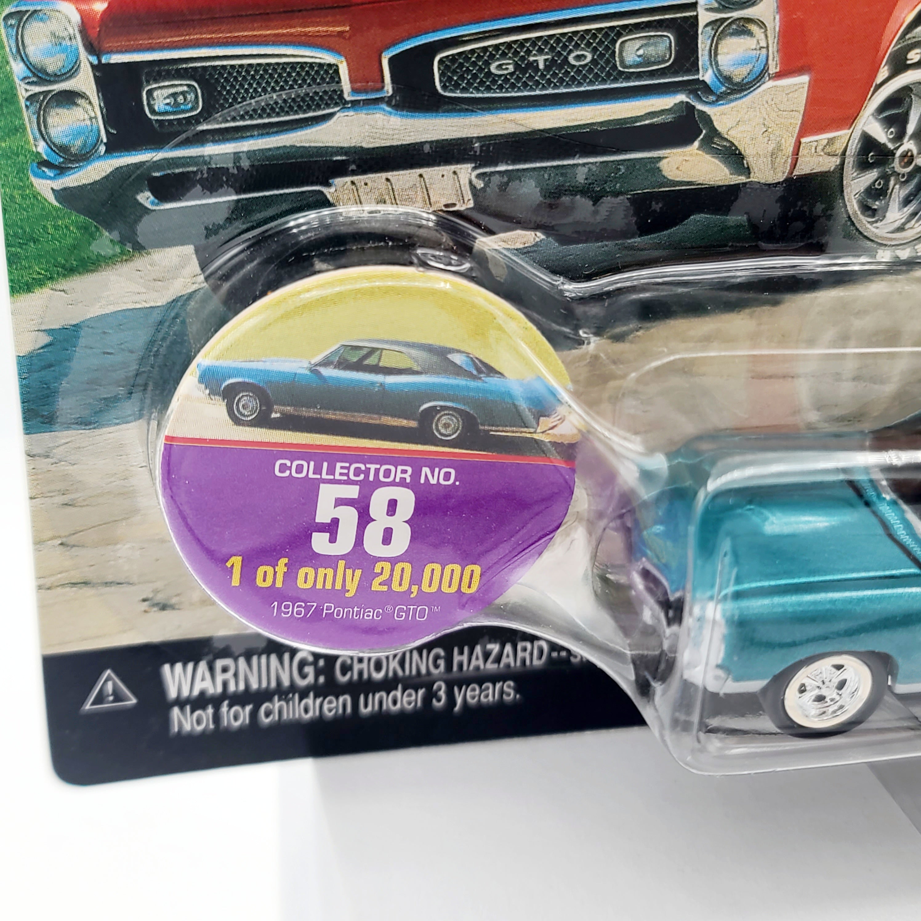 Johnny Lightning '67 Pontiac GTO #58 - 1:64 (1999 Muscle Cars USA)