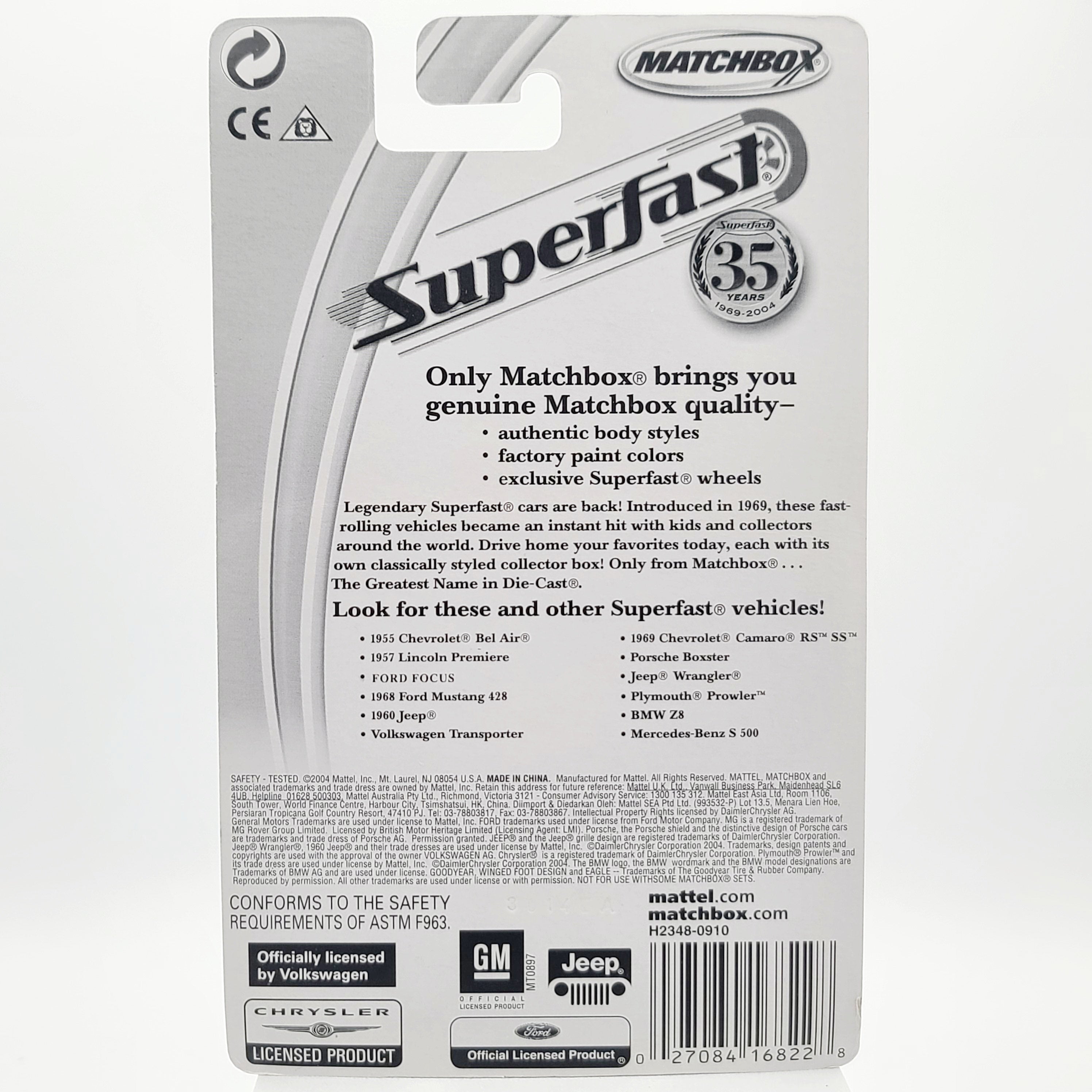 Matchbox '55 Chevy Bel Air (2004 MBX Superfast - Limited Edition)