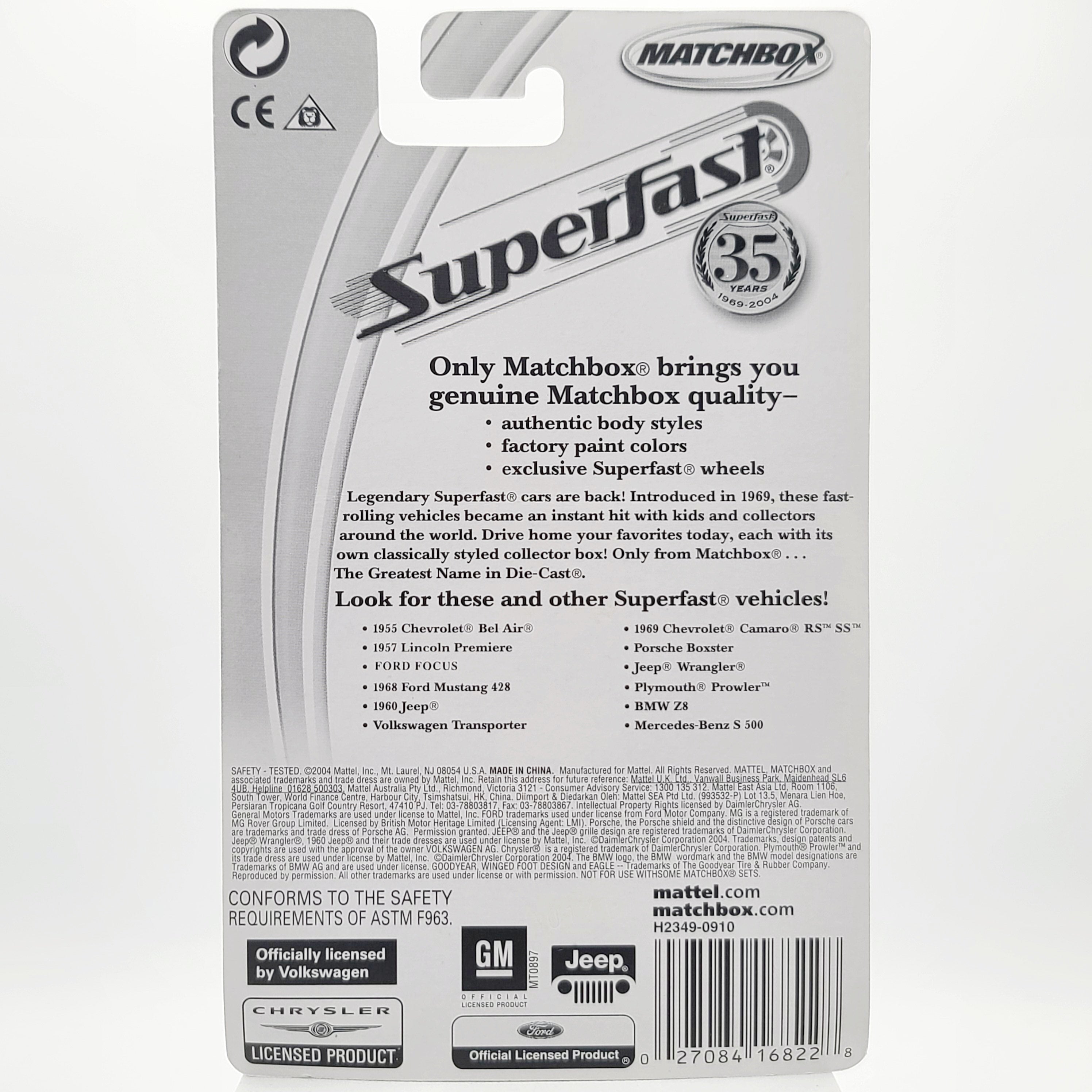 Matchbox '57 Lincoln Premiere #50 (2004 MBX Superfast)