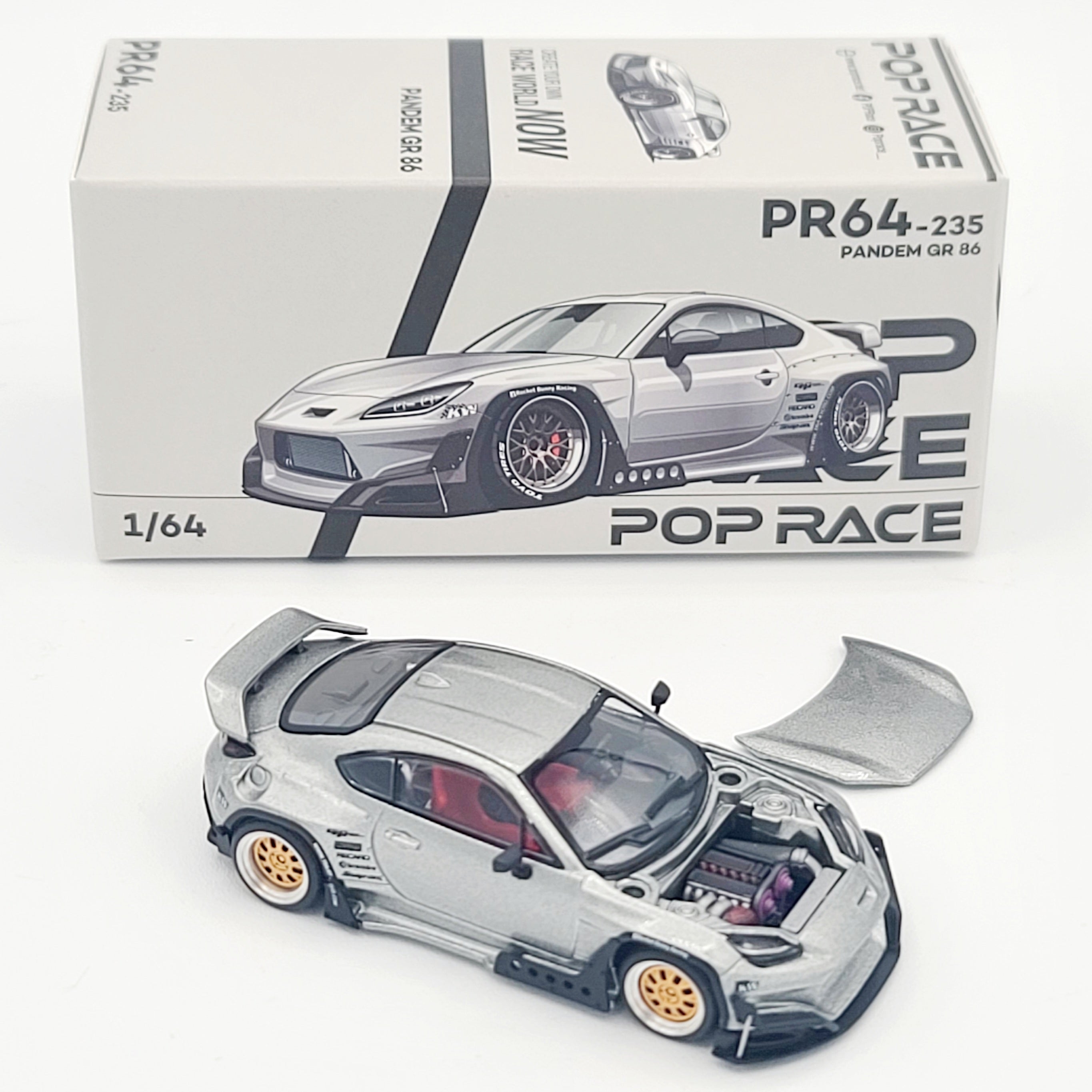 Pop Race Pandem Toyota GR 86 - 1:64 (2025 Limited Edition)