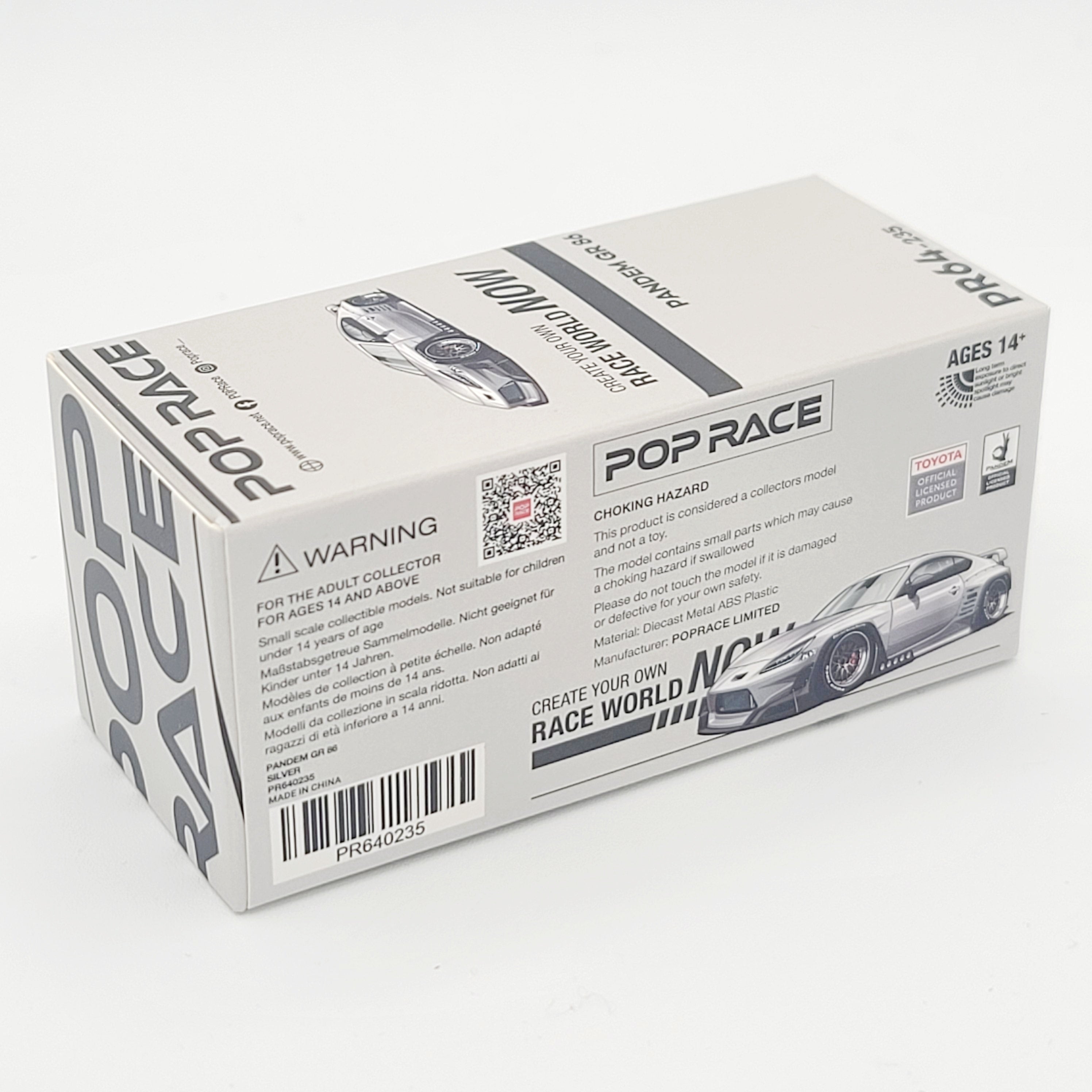Pop Race Pandem Toyota GR 86 - 1:64 (2025 Limited Edition)