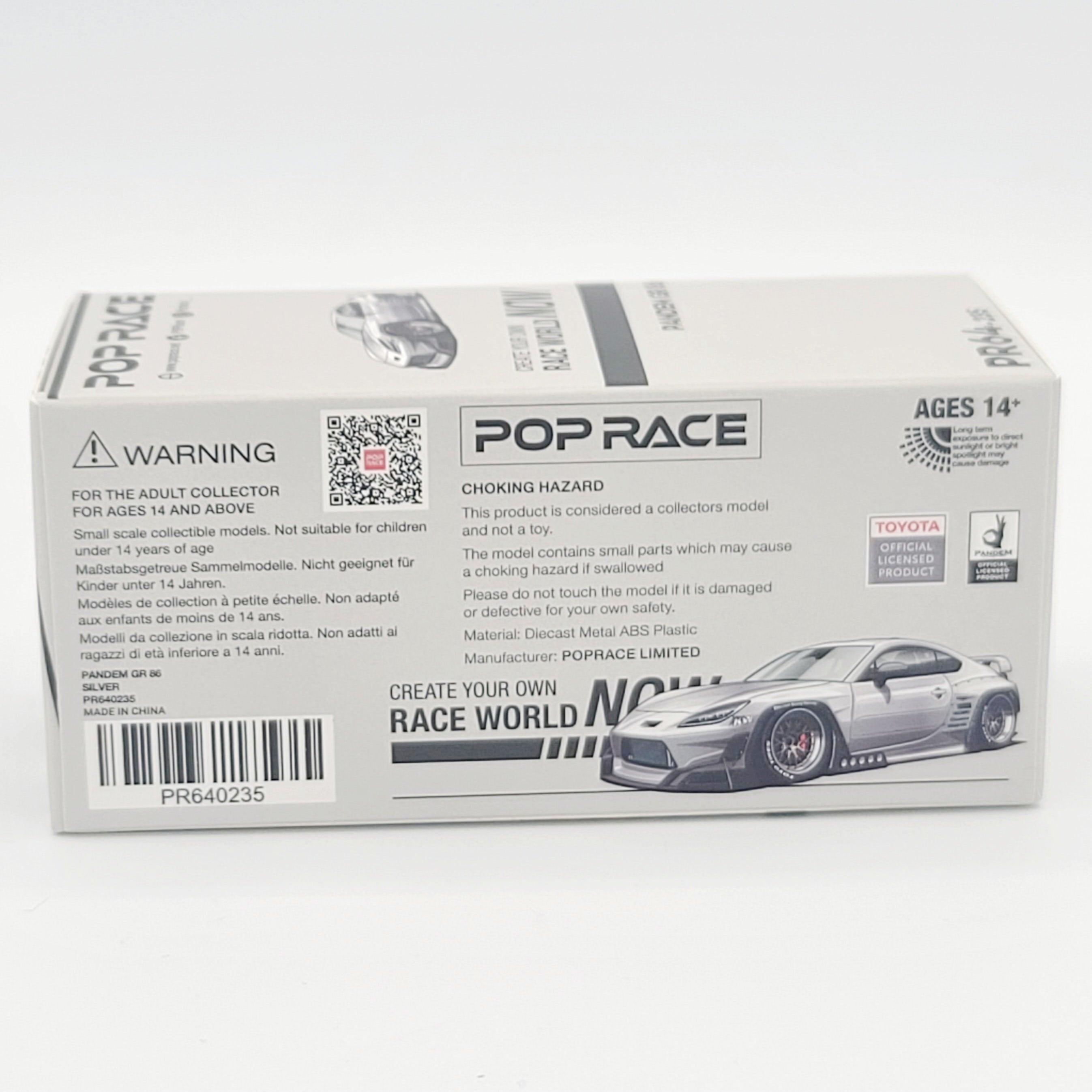 Pop Race Pandem Toyota GR 86 - 1:64 (2025 Limited Edition)