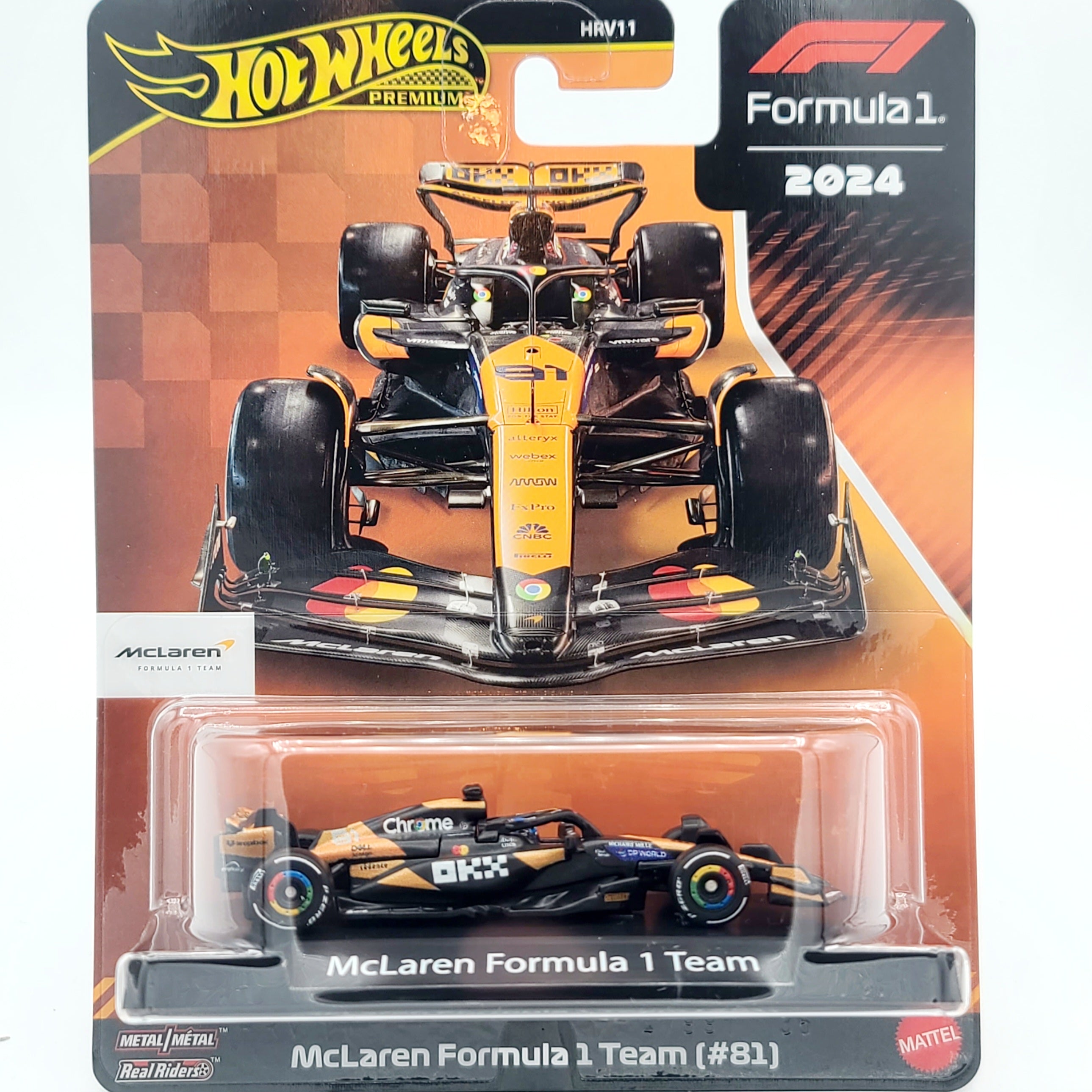 Hot Wheels McClaren F1 Team 2024 #81 Oscar Piastri (2025 Premium Formula 1 - Mix 2)