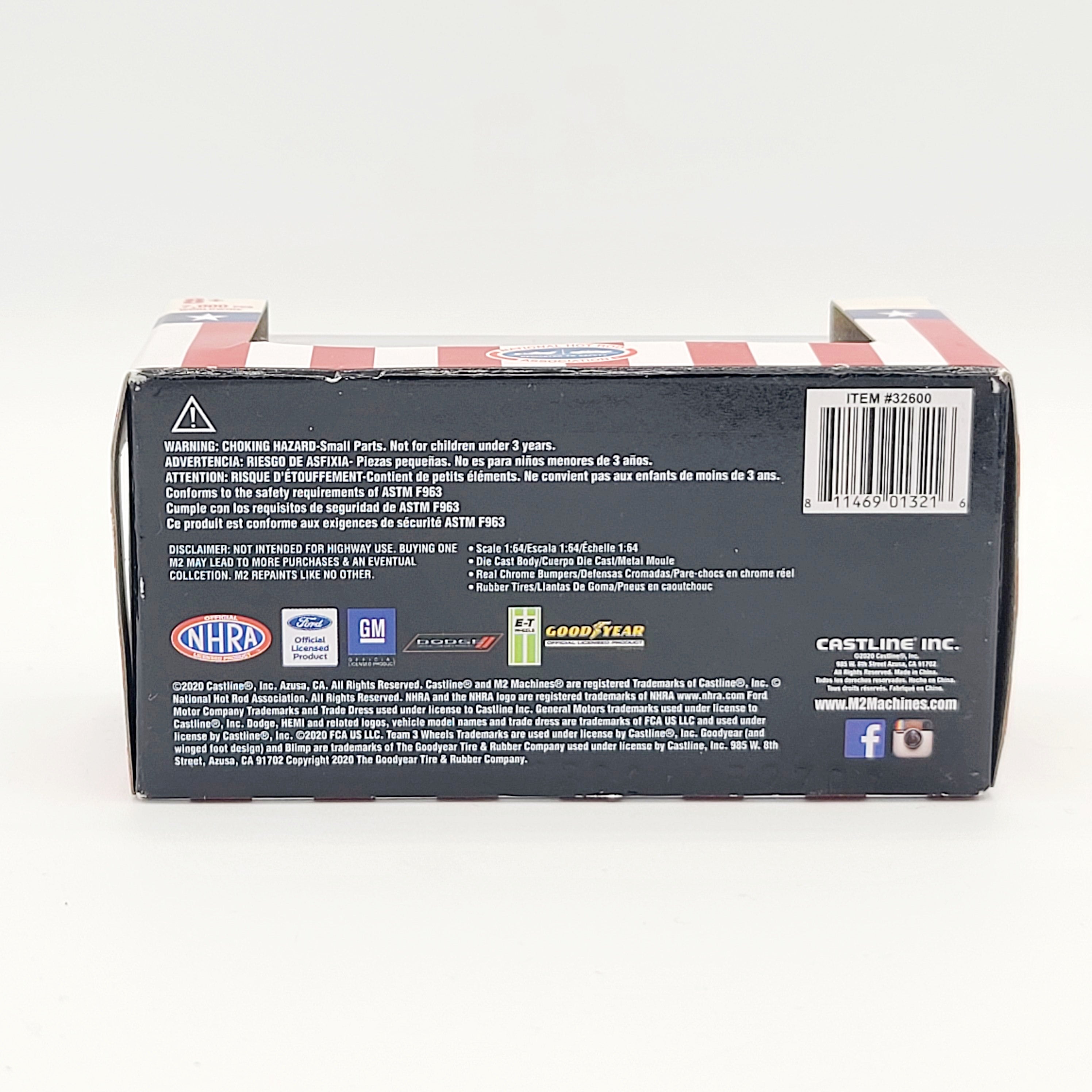 M2 Machines '66 Dodge Charger Gasser - 1:64 (2020 NHRA Rel. 13 - Walmart Exclusive)