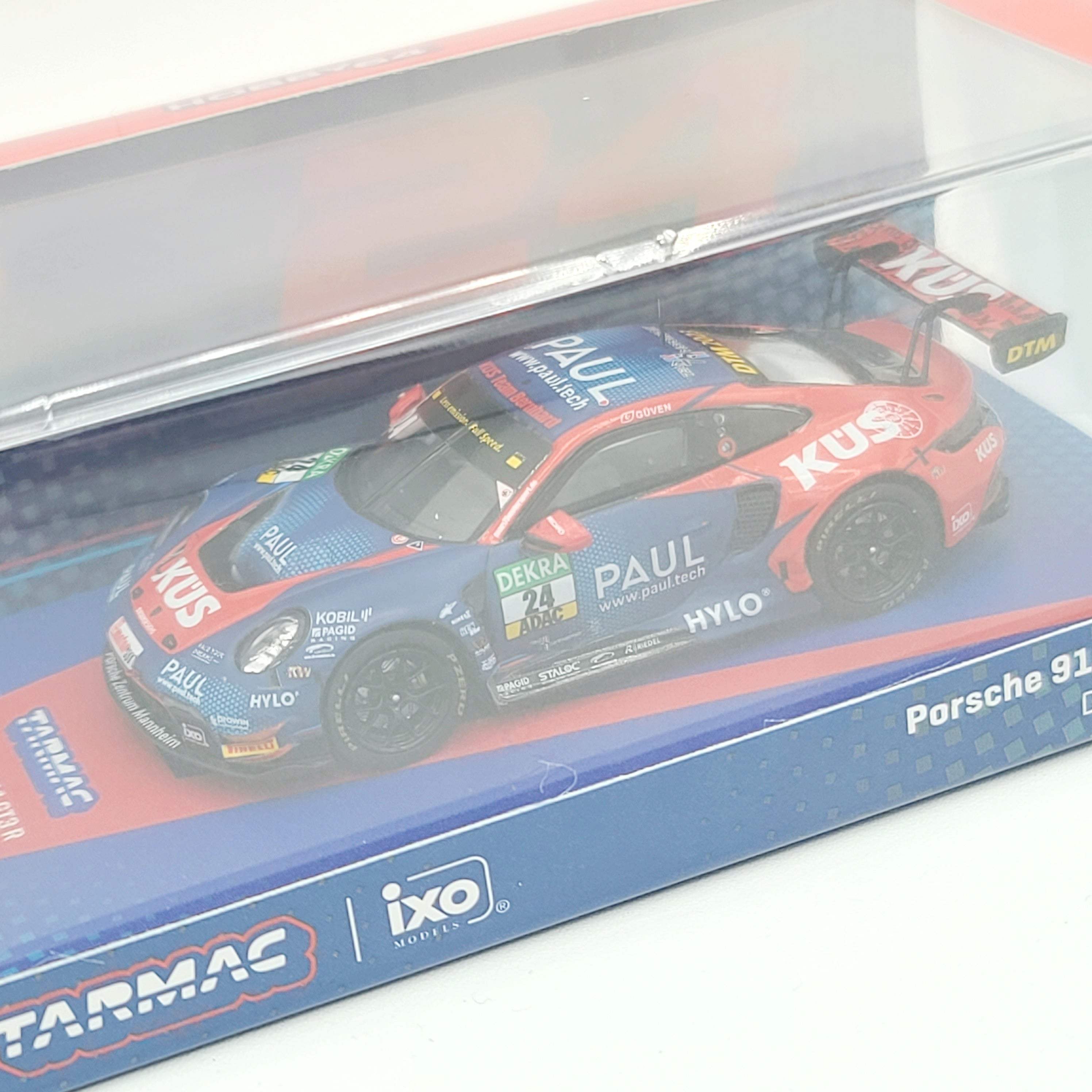 Tarmac Works / iXO Porsche 911 GT3 R DTM 2023 - 1:64, Ayhancan Guven #24 (2025 Hobby64)
