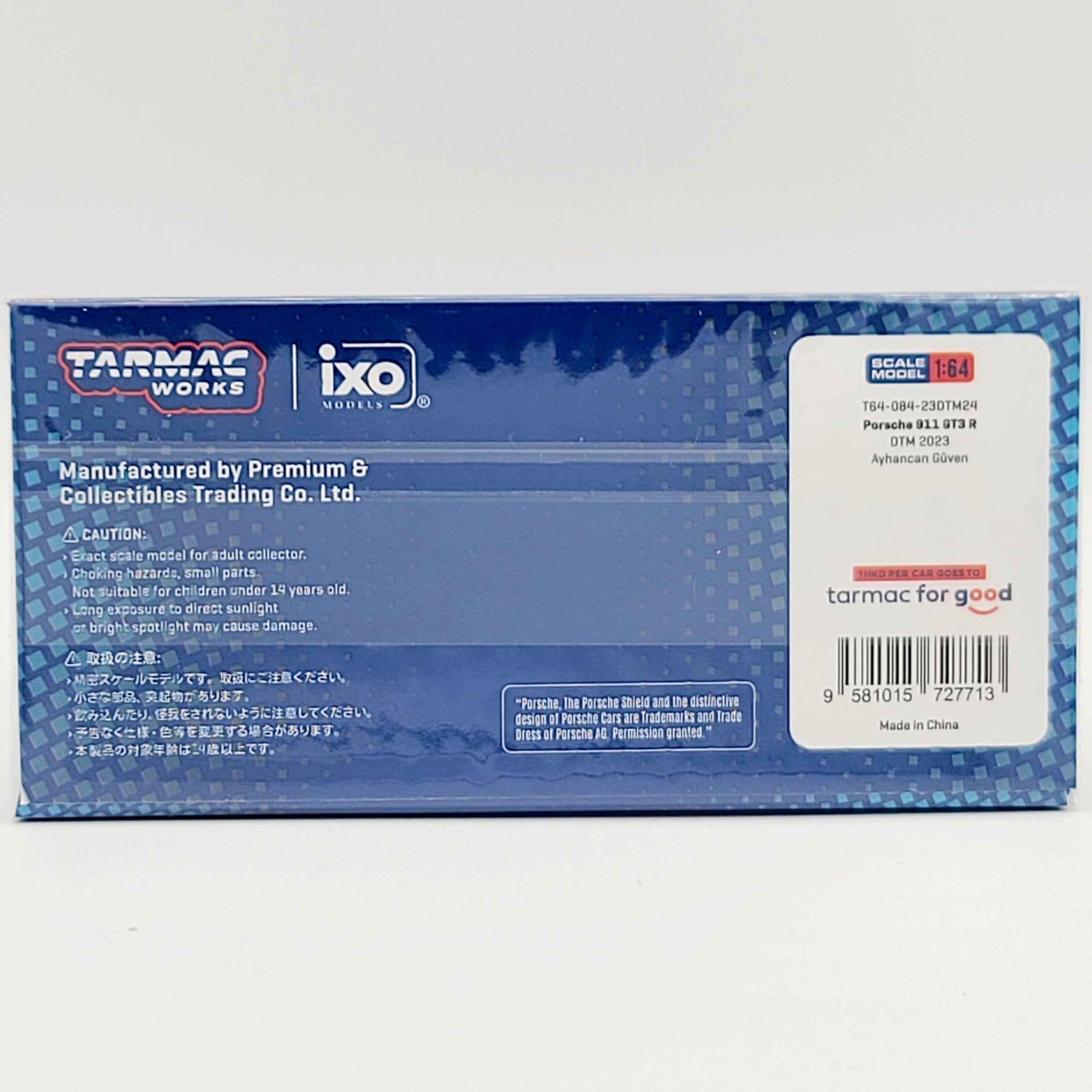 Tarmac Works / iXO Porsche 911 GT3 R DTM 2023 - 1:64, Ayhancan Guven #24 (2025 Hobby64)