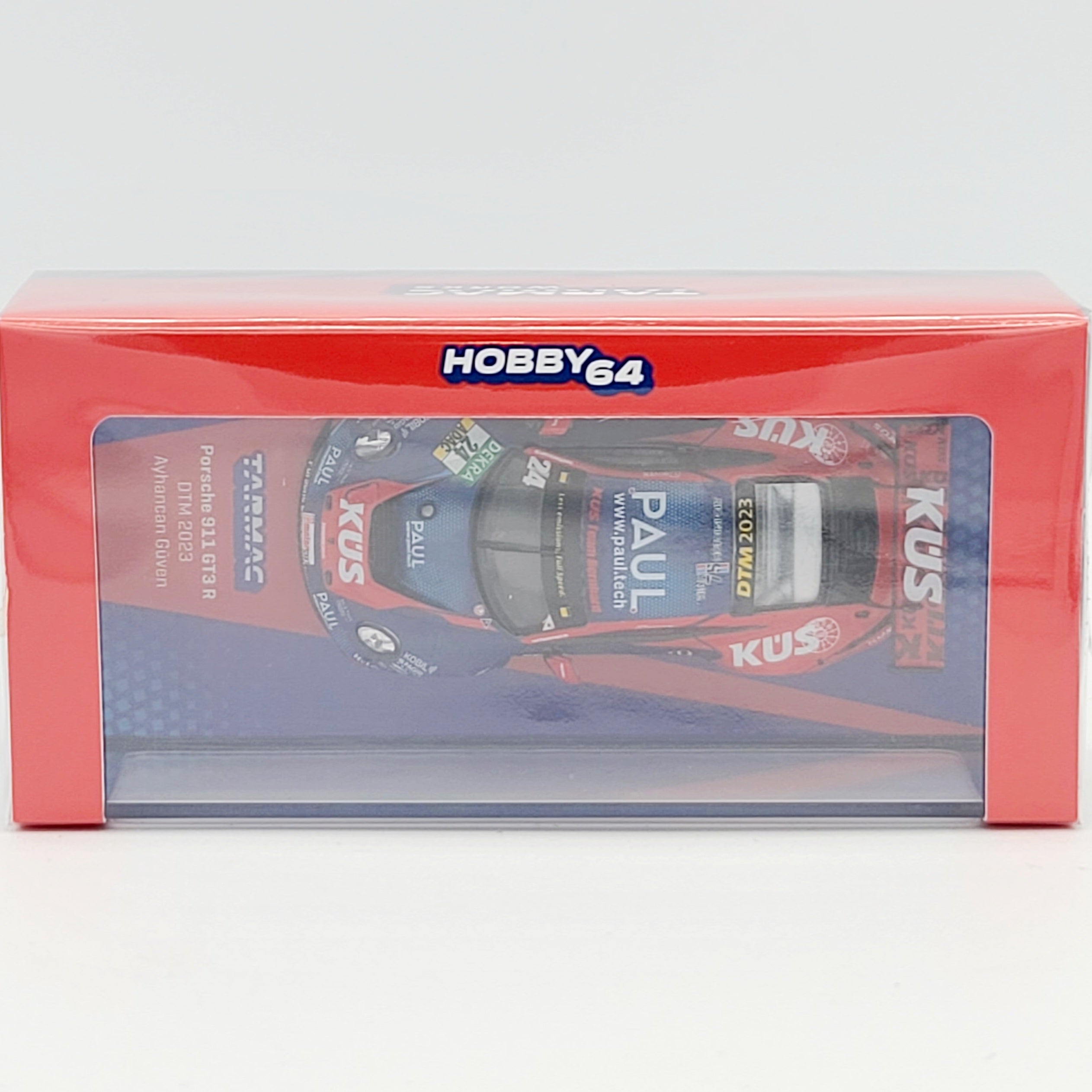 Tarmac Works / iXO Porsche 911 GT3 R DTM 2023 - 1:64, Ayhancan Guven #24 (2025 Hobby64)