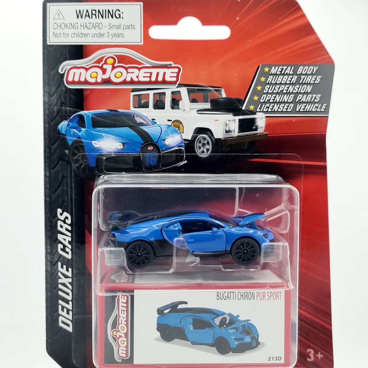 Majorette Bugatti Chiron Pur Sport - Approx 1:64 (2023 Deluxe Series)