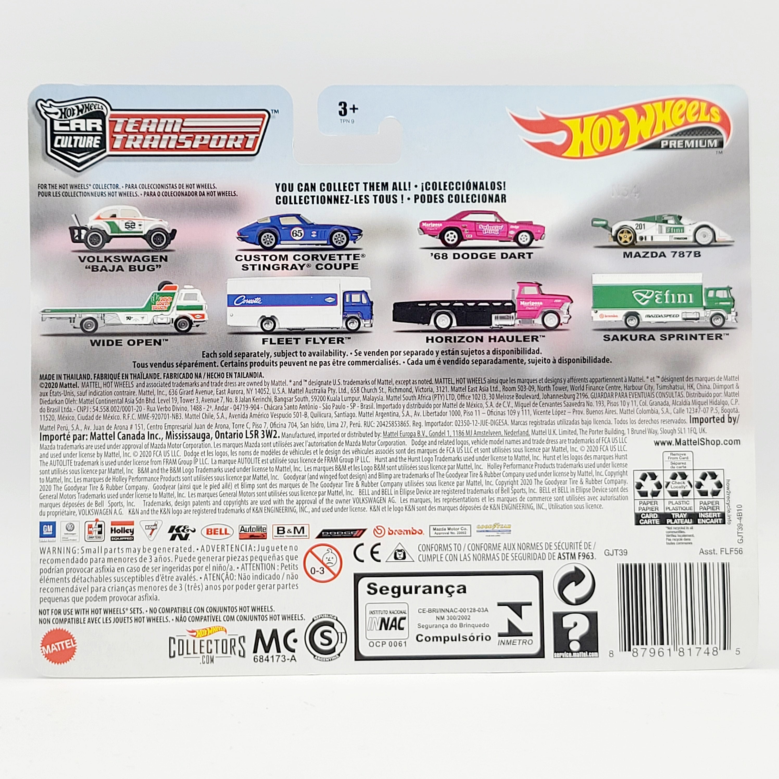 Hot Wheels Team Transport - '68 Dodge Dart & HW Horizon Hauler "Swingin' Thing" (2020 Team Transport, Car Culture)