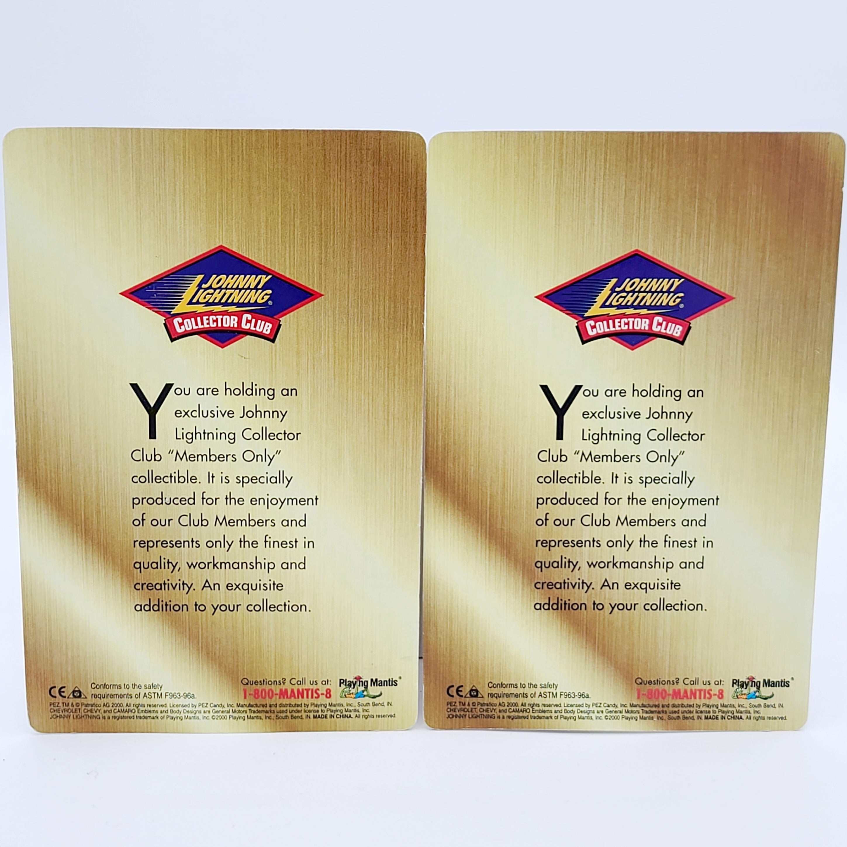 Johnny Lightning '77 Chevrolet Camaro Z28 - 1:64, PEZ Bride & Groom Set of 2 (2000 Collector Club Exclusive)