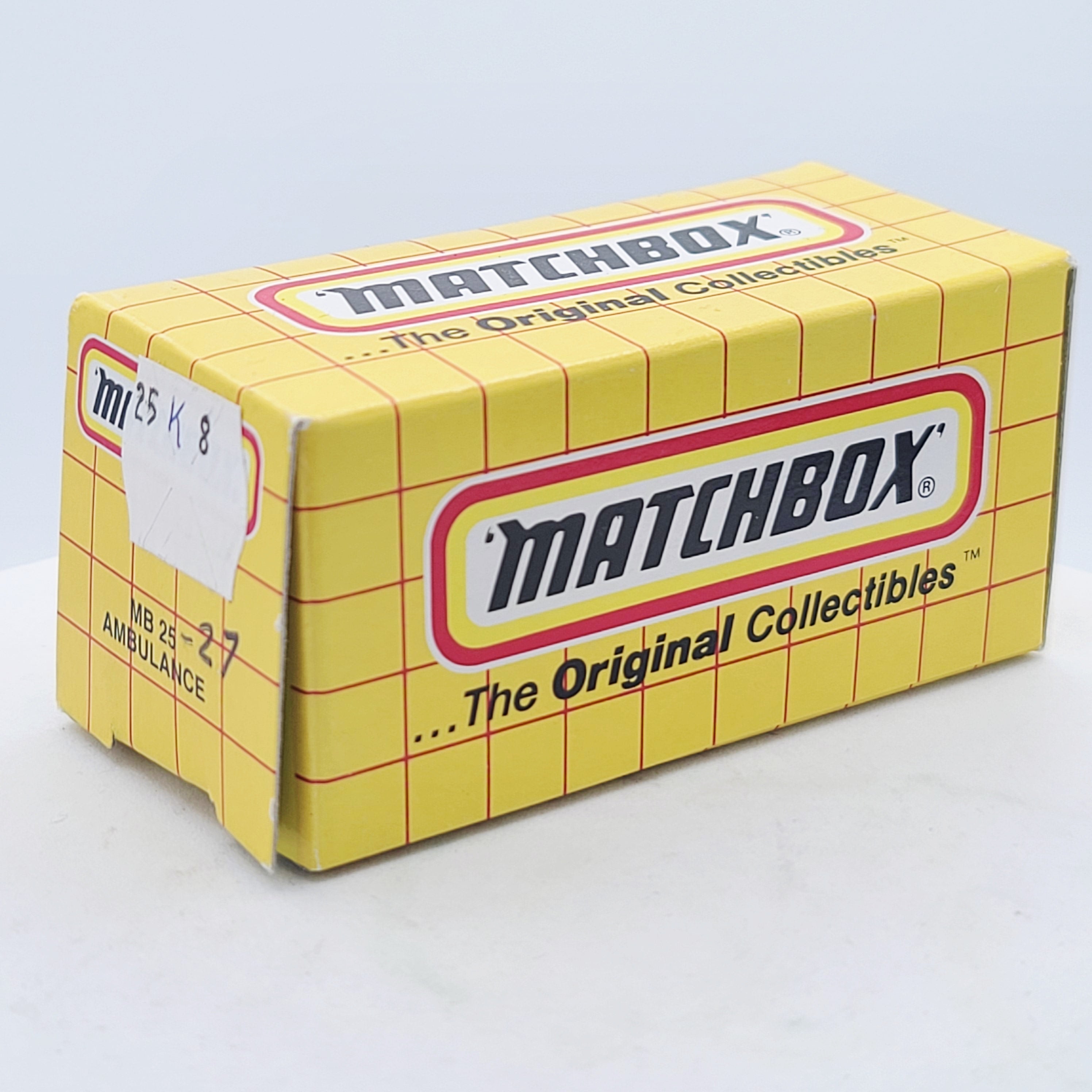 Matchbox '77 Chevy Ambulance w/ Original Box (1996 MBX Basics 1-75)