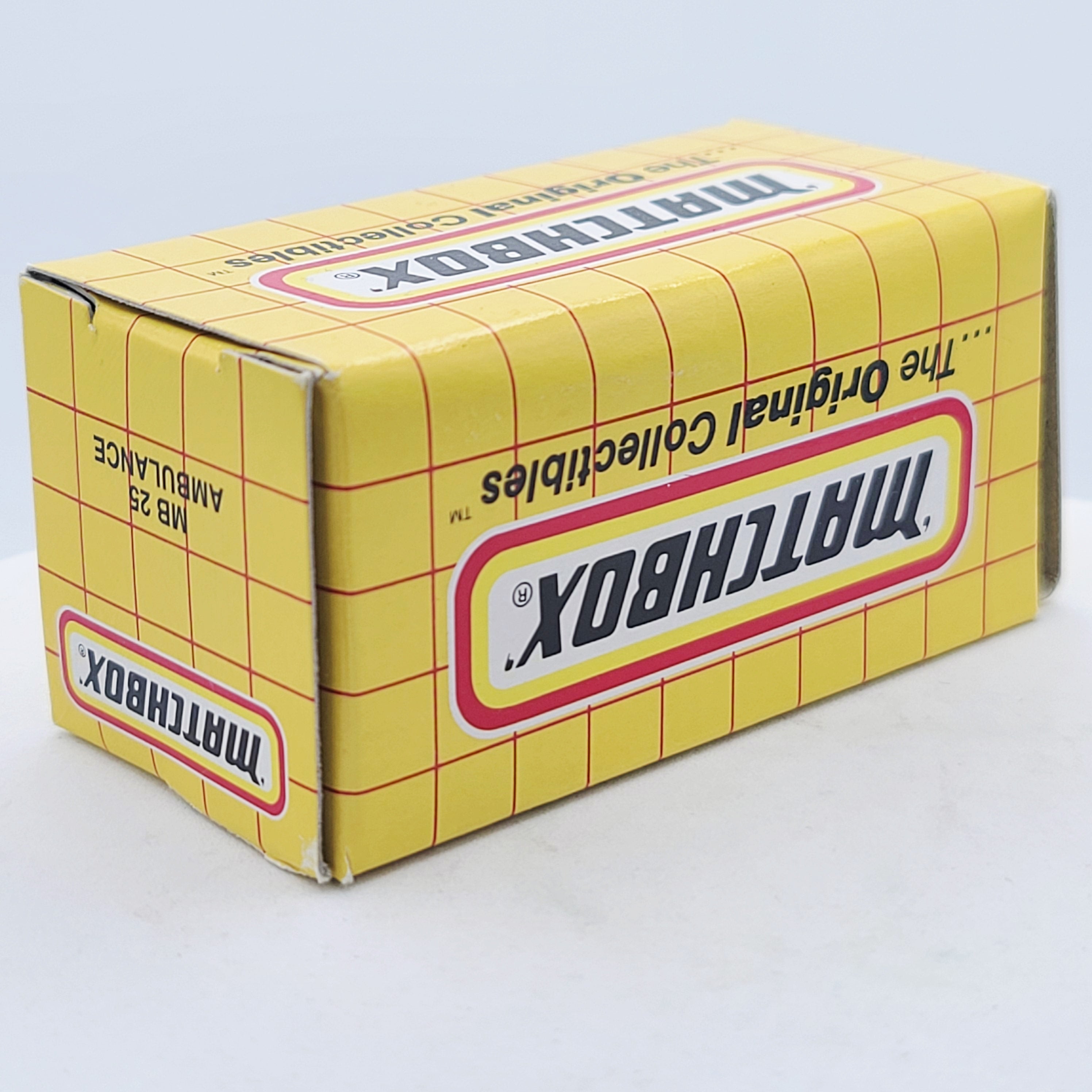 Matchbox '77 Chevy Ambulance w/ Original Box (1996 MBX Basics 1-75)