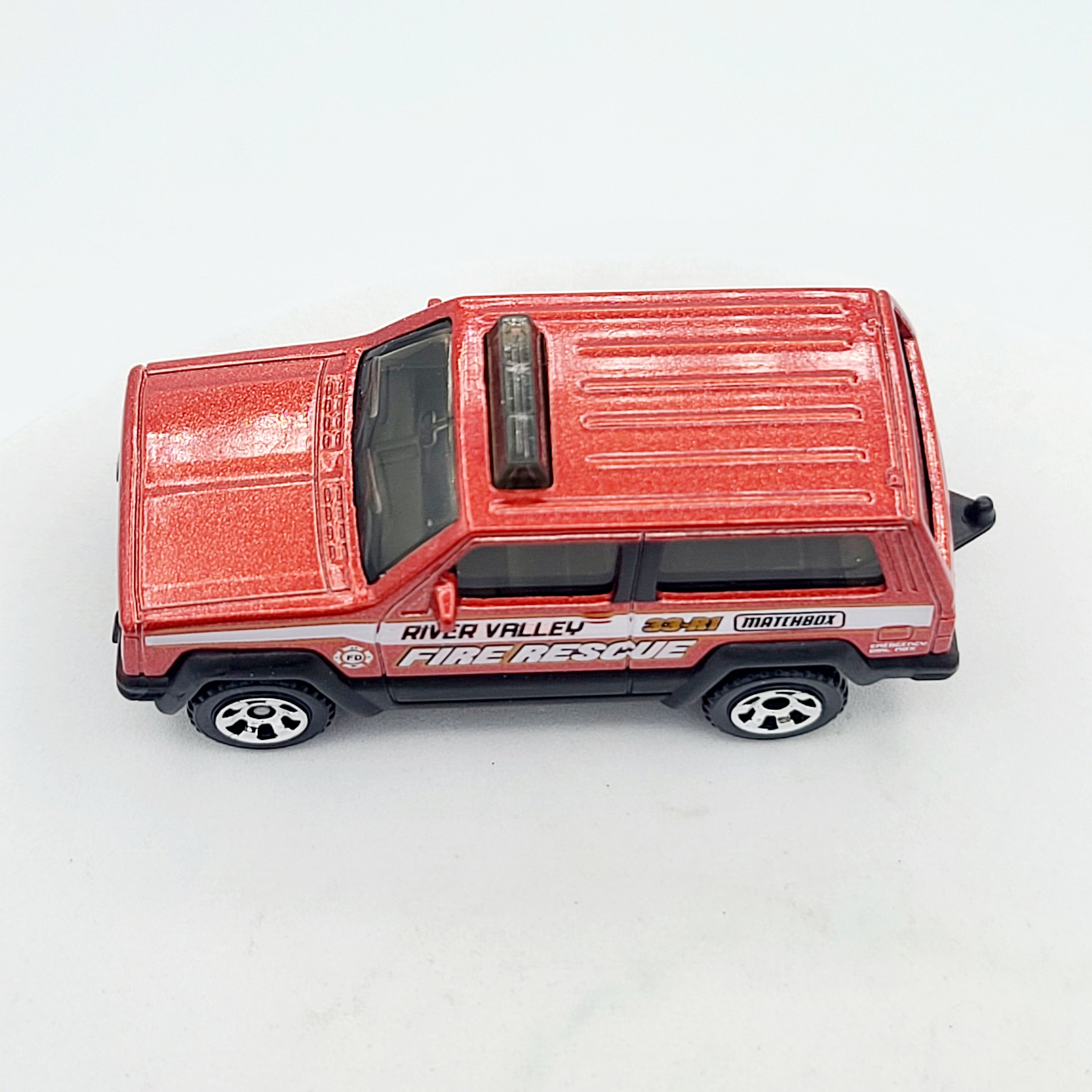Matchbox Jeep Cherokee "River Valley Fire" (2019 MBX Basic - Rescue)