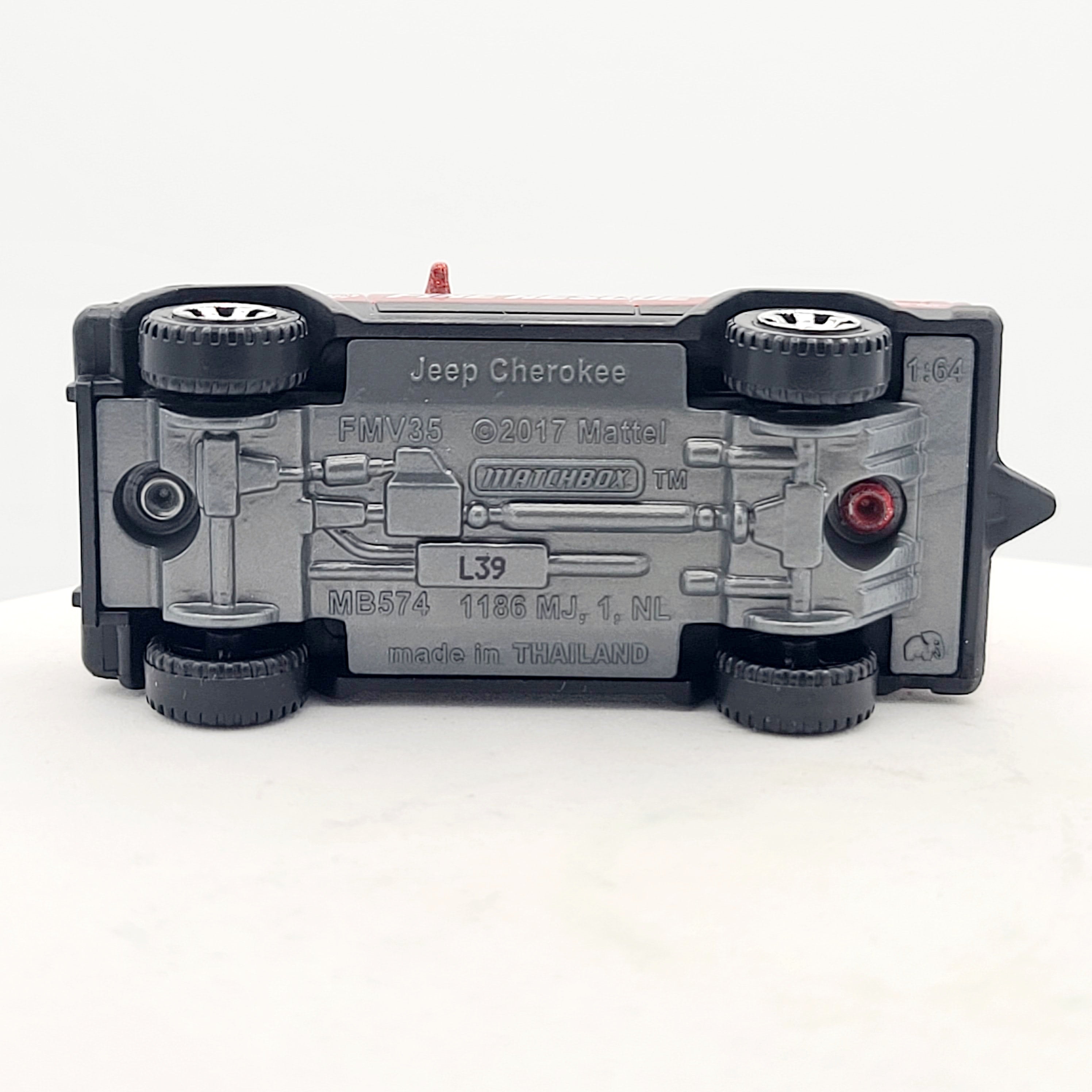 Matchbox Jeep Cherokee "River Valley Fire" (2019 MBX Basic - Rescue)