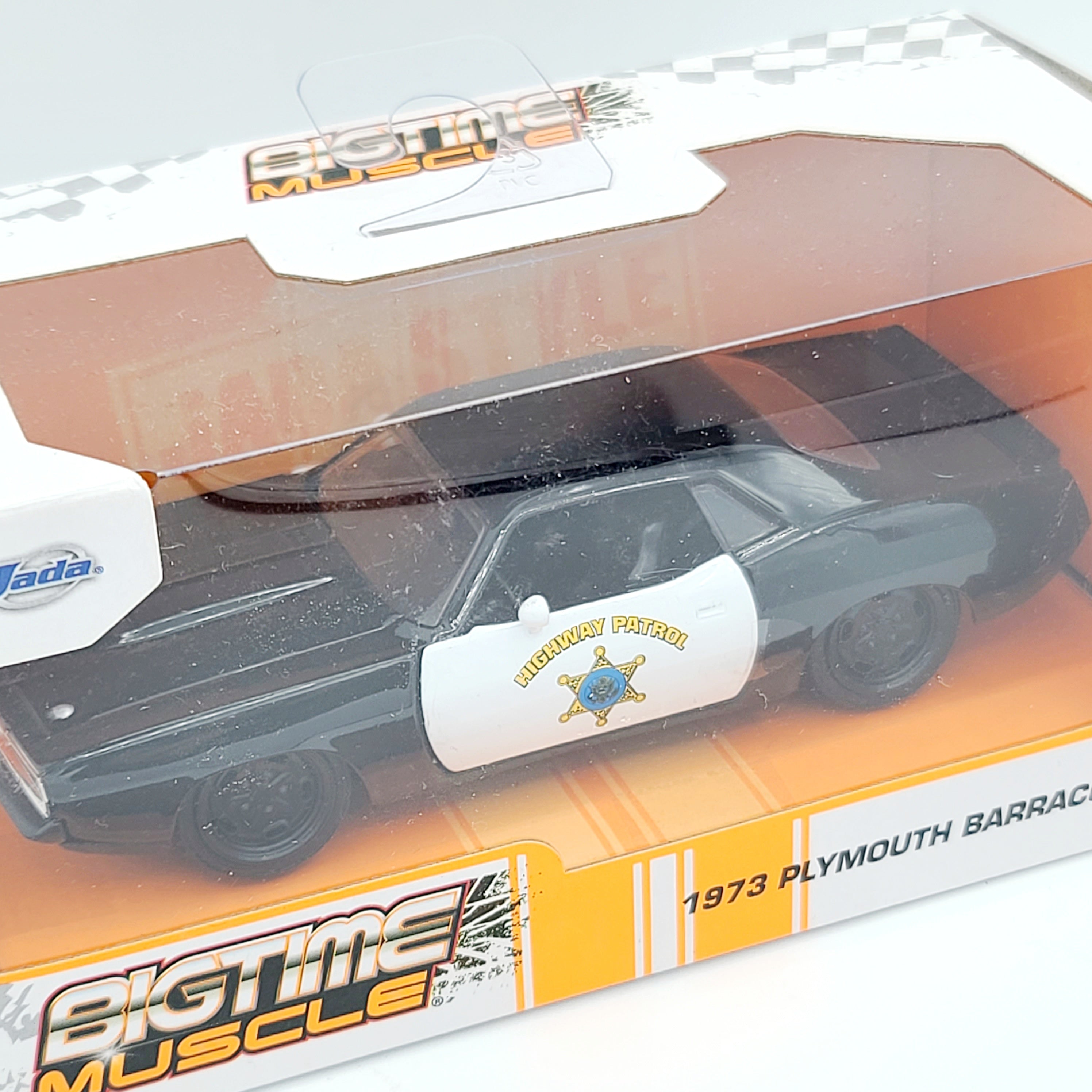 Jada Toys '73 Plymouth Barracuda Police Car 