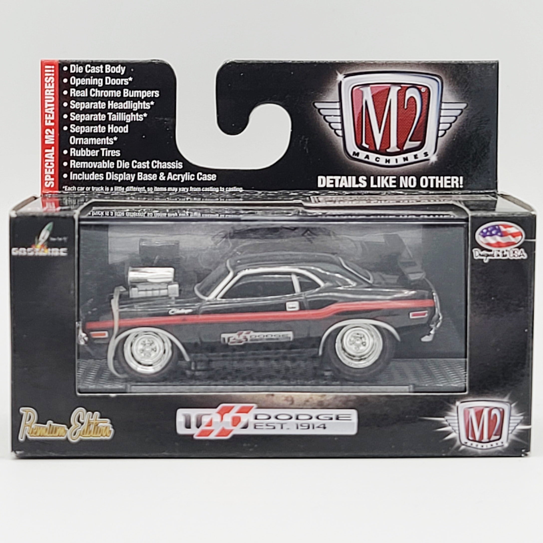 M2 Machines '70 Dodge Challenger R/T - 1:64 (2014 Dodge 100 Years D01)