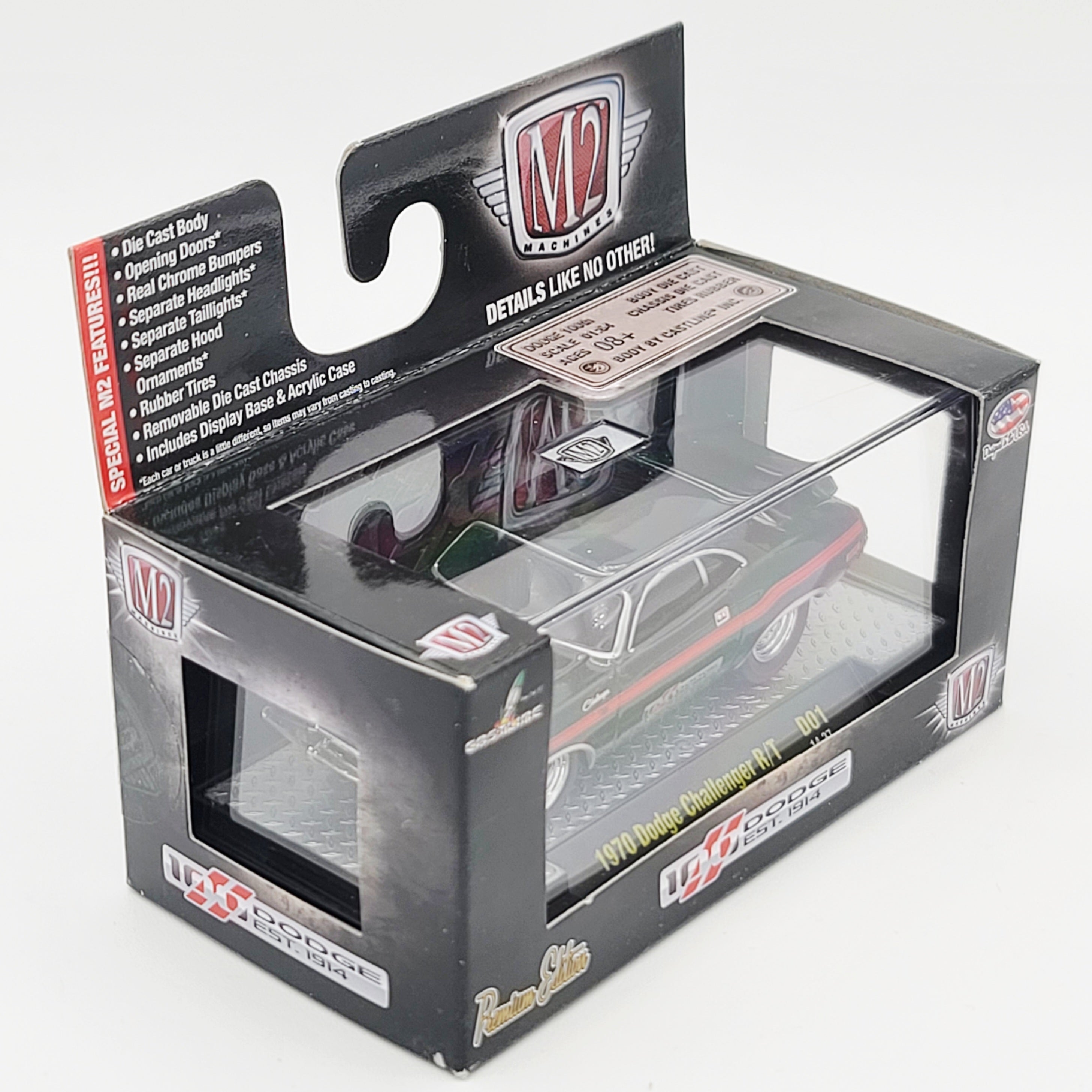 M2 Machines '70 Dodge Challenger R/T - 1:64 (2014 Dodge 100 Years D01)