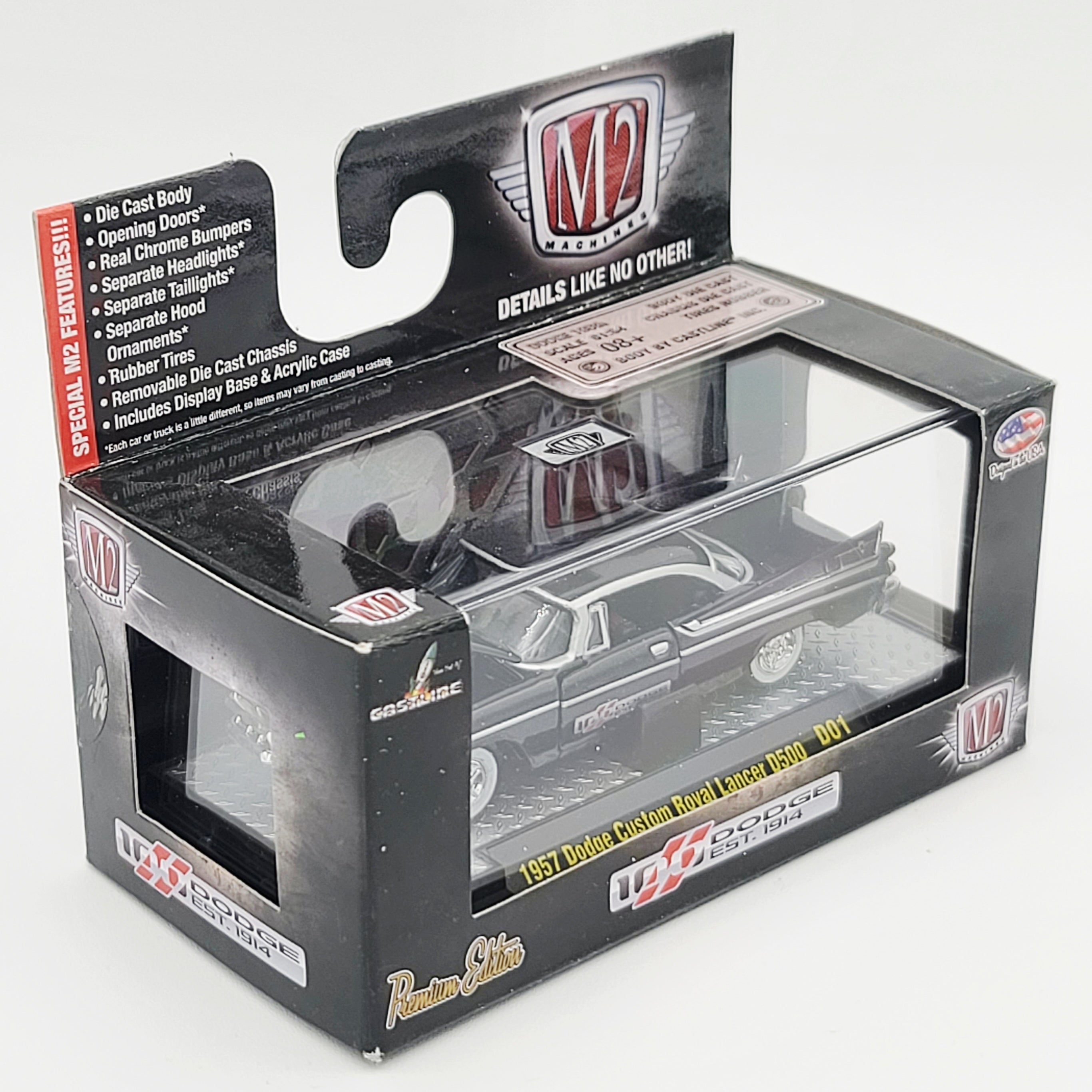 M2 Machines '54 Dodge Custom Royal Lancer D500 - 1:64 (2014 Dodge 100 Years D01)