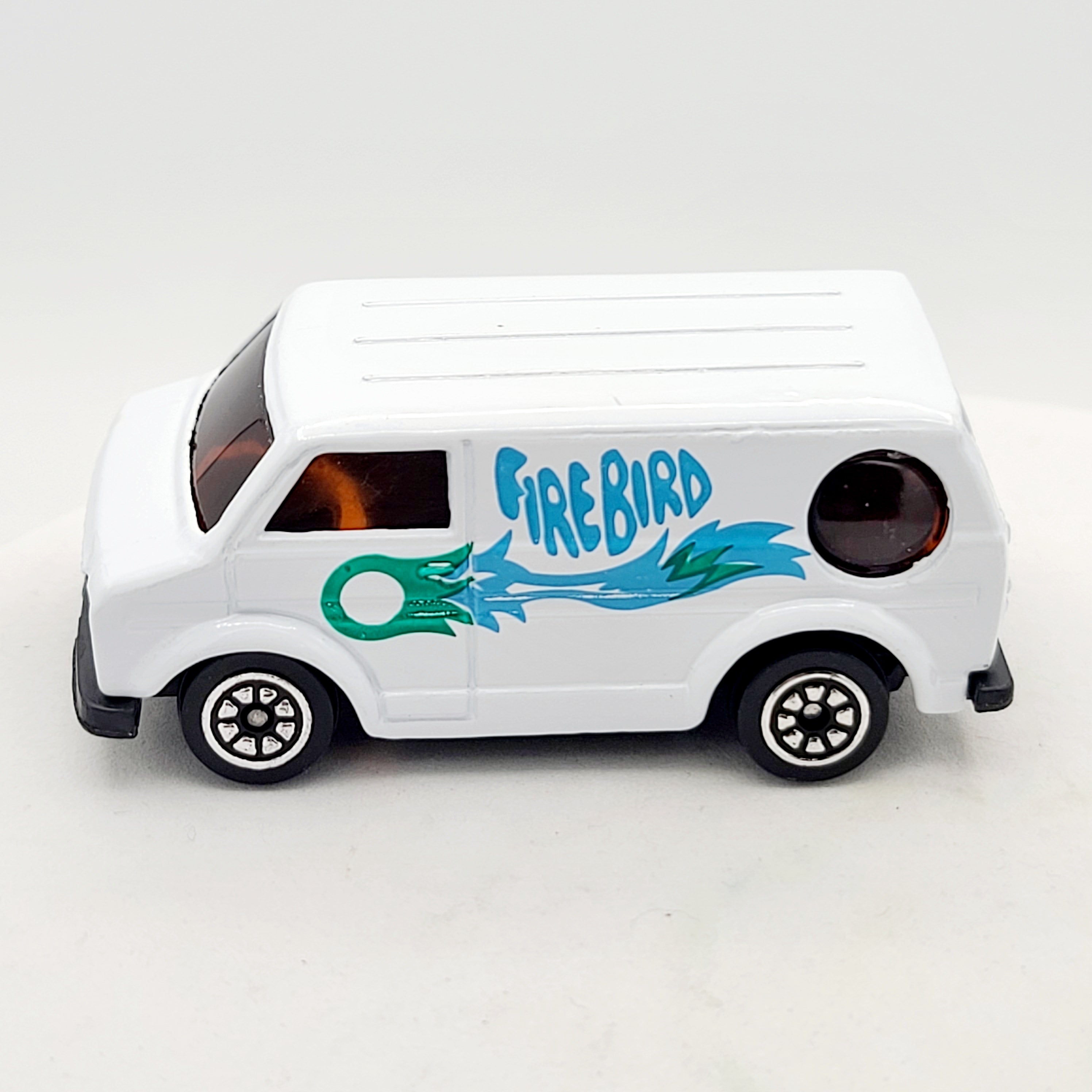 Unbranded/East West Distributing Co - Bedford Van "Firebird" - Approx. 1:64, White (1980s Speed Wheels)